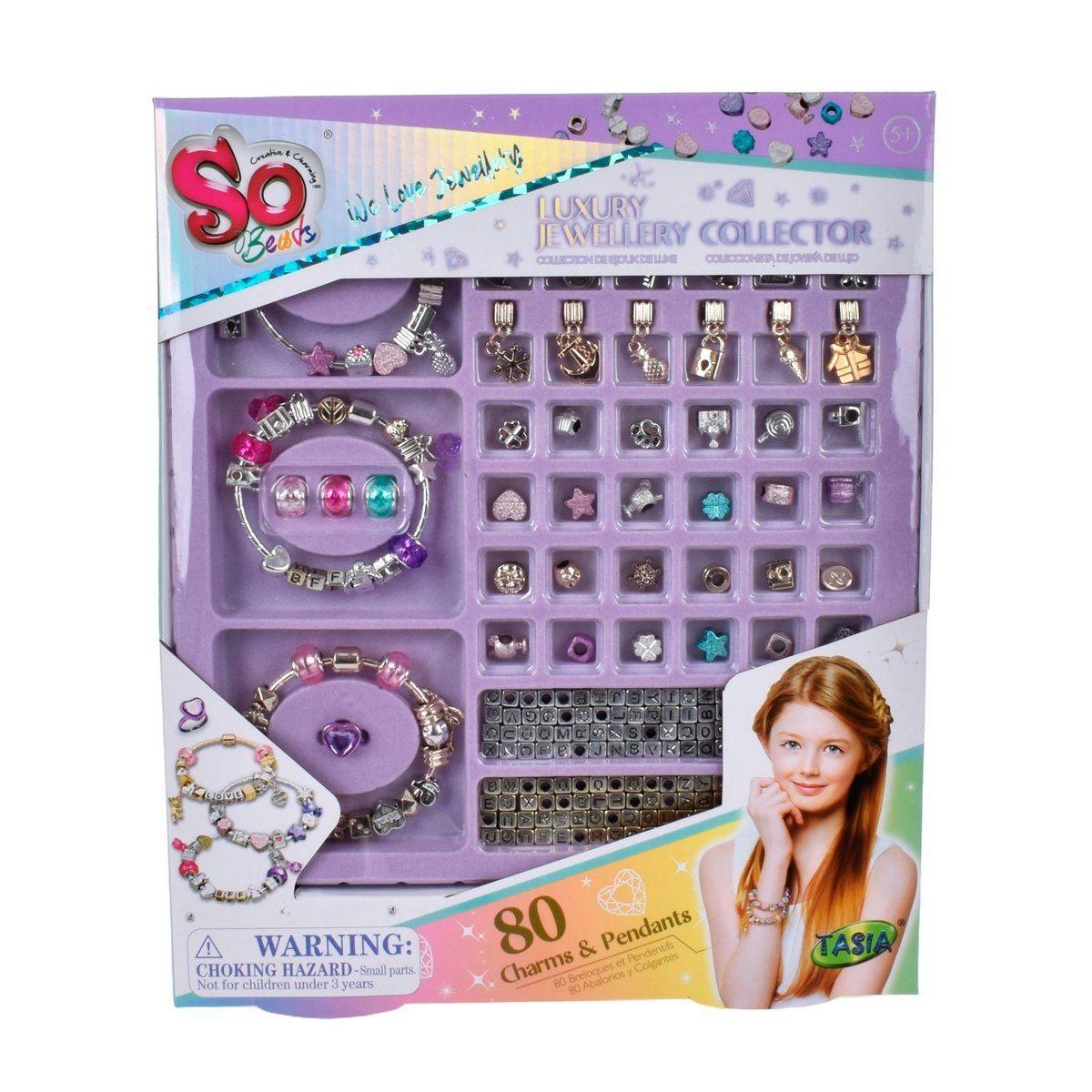 SET CREACION DE PULSERAS DELUXE CON CHARMS Y LETRAS-3