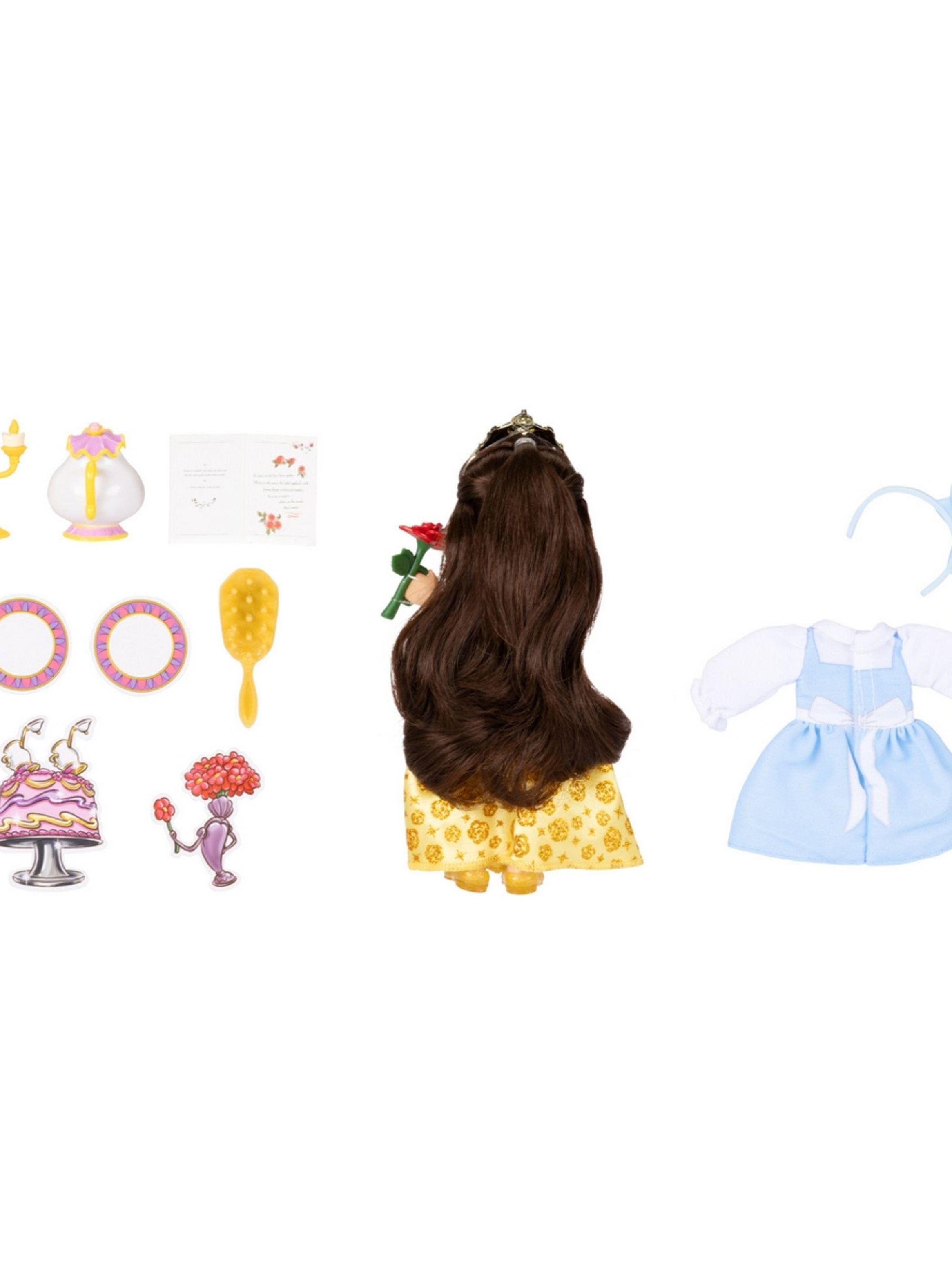 Muñeca15 cm con accesorios princesas de disney - Bella-4