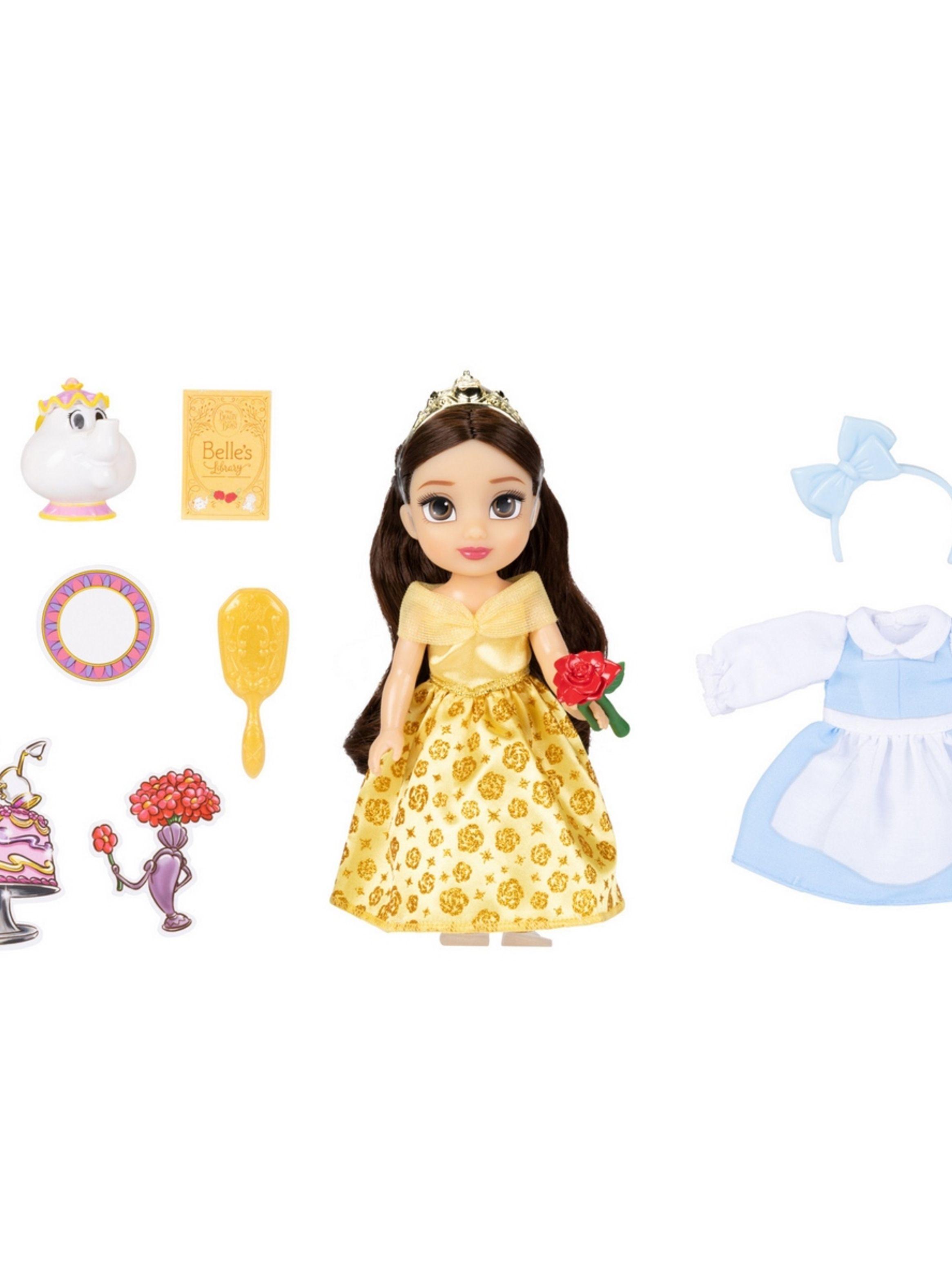Muñeca15 cm con accesorios princesas de disney - Bella-5