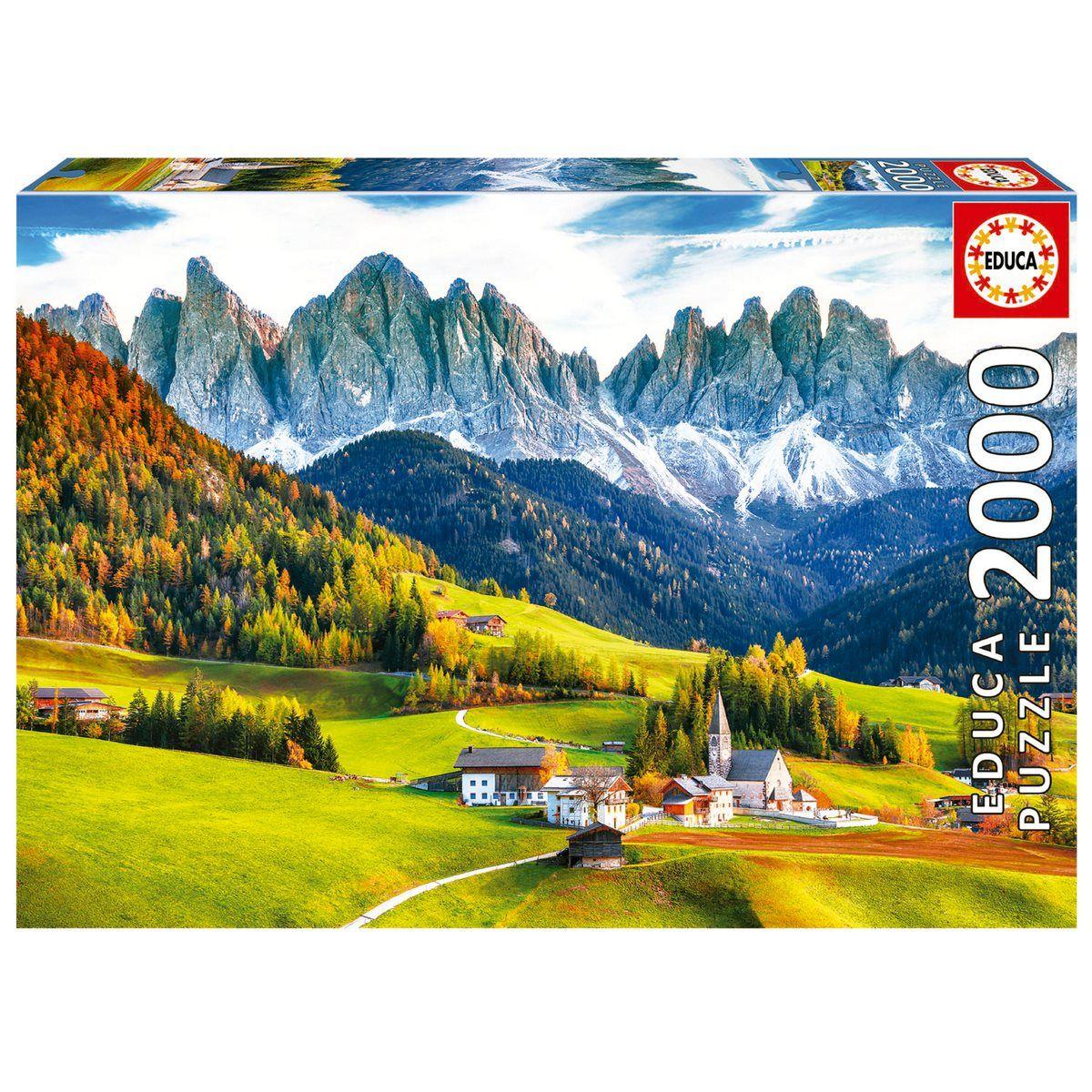 PUZZLE 2000 OTOÑO EN LAS DOLOMITAS EDUCA-2