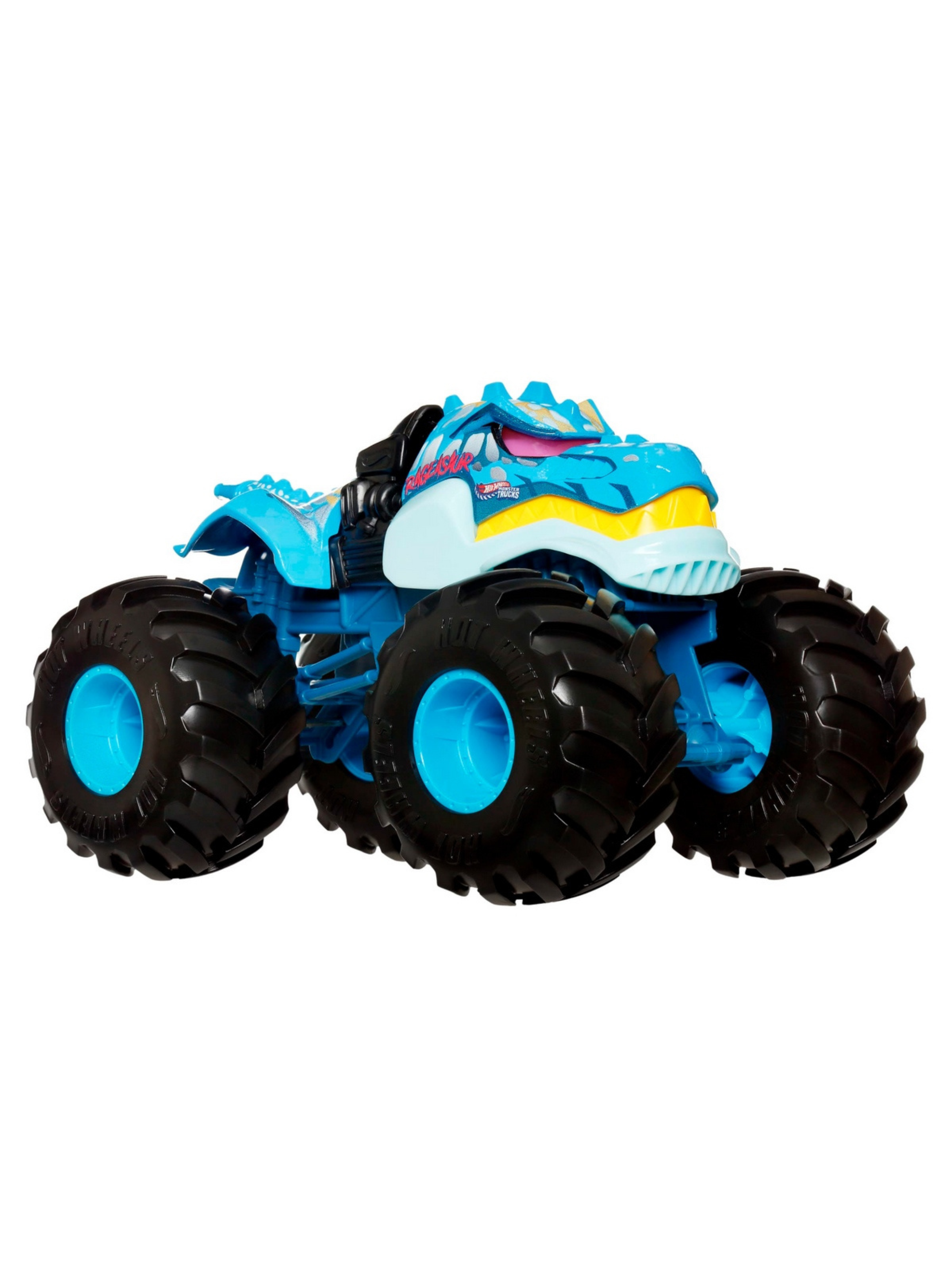 HOT WHEELS MONSTER TRUCKS ESCALA 1:24 - RAGEASAUR-0