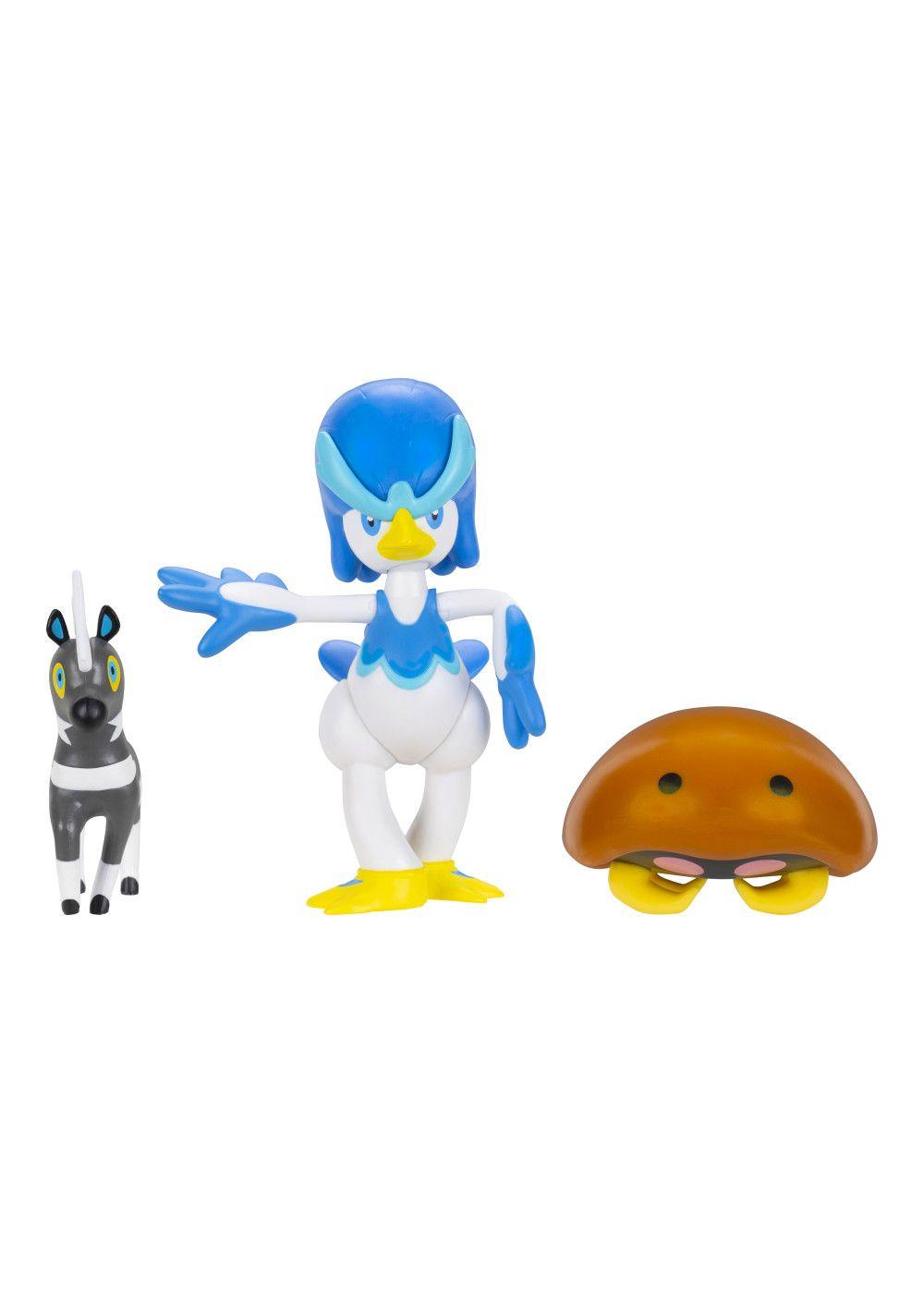 Pokemon Pack 3 Figuras - Blitzle + Quaxwell + Kabuto-1