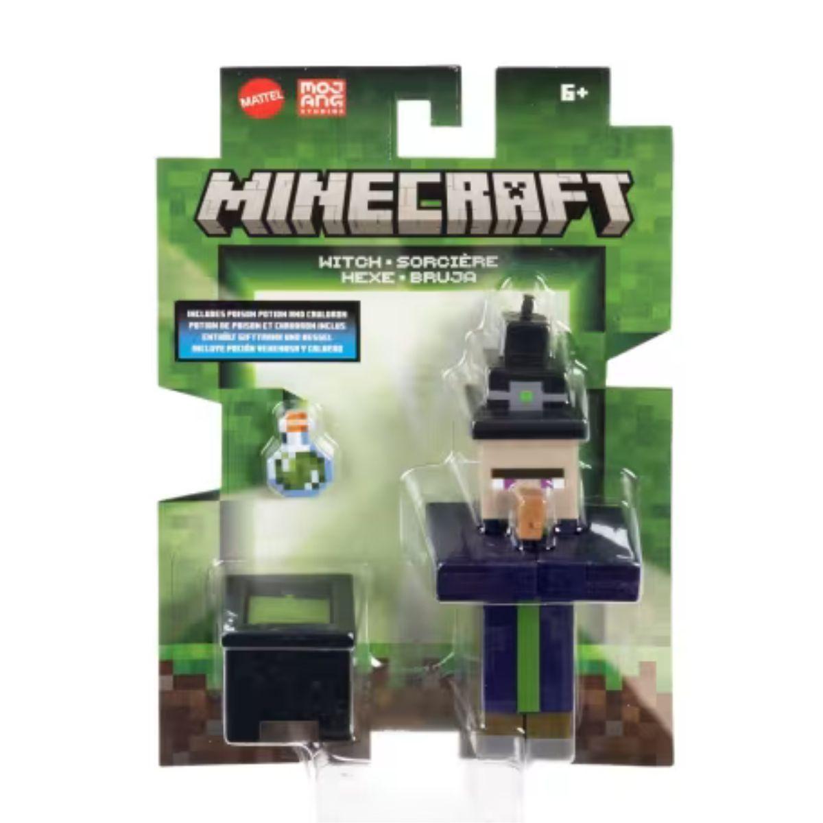 MINECRAFT CORE FIGURA DE 8CM CON CRAFTING  MATTEL - BRUJA-3