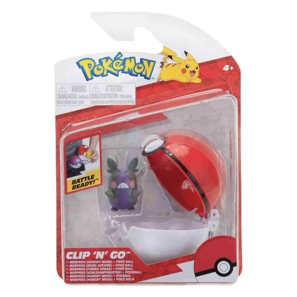 Pokebola Con Figura Pokemon - Hangry Morpeko & Poke Ball-3