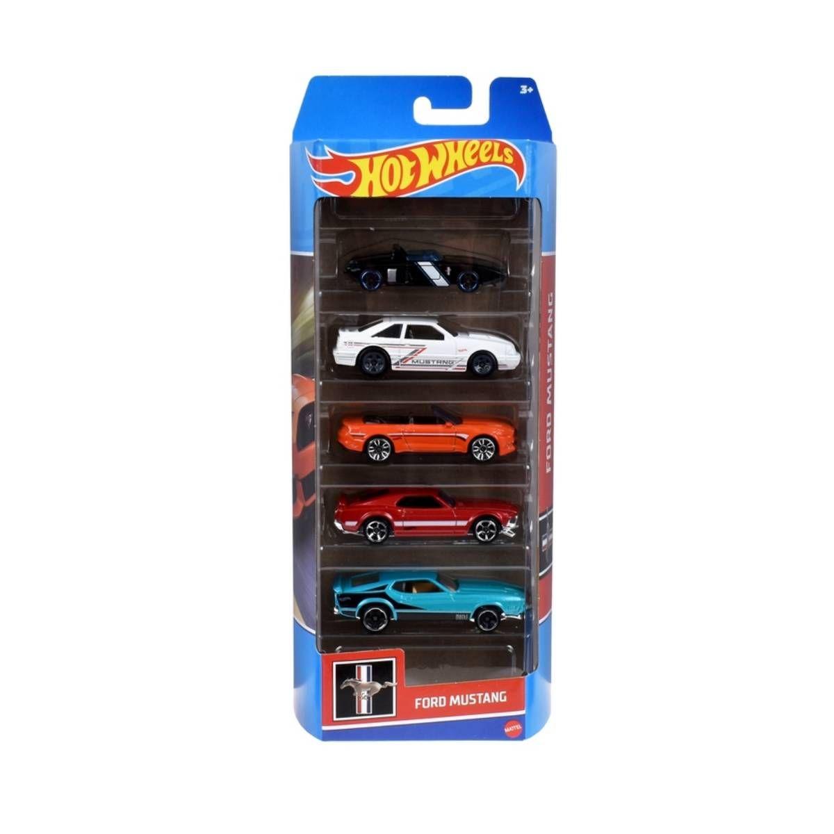 Hw Autos Basicos En Paquete De 5-2