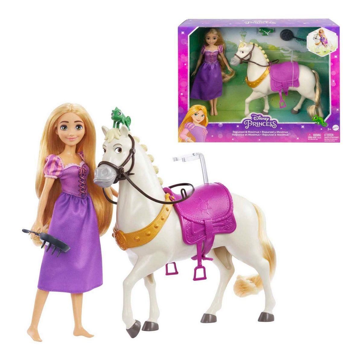 Disney Princesa Muñeca Rapunzel Y Maximus-0