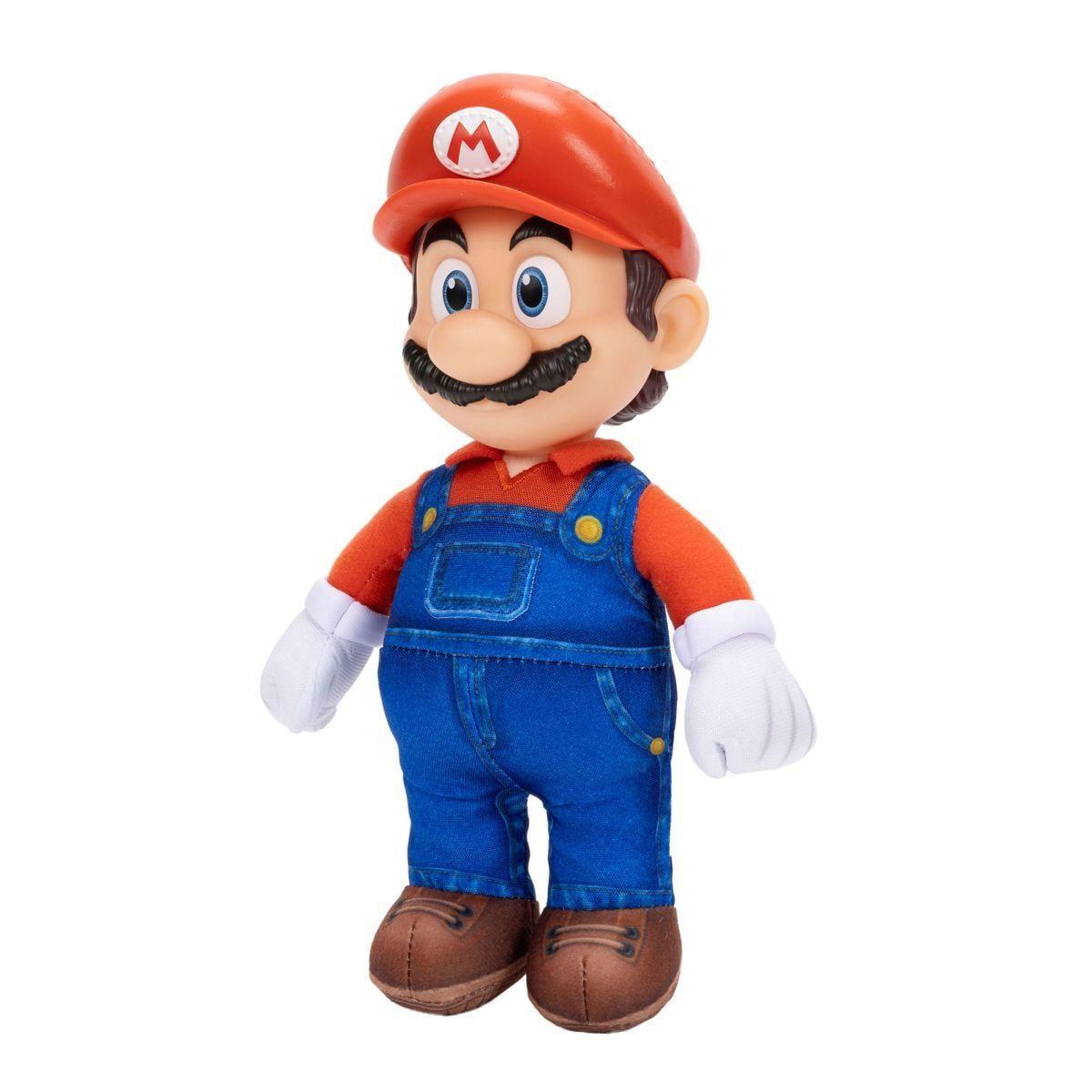 PELUCHE CON CABEZA PLASTICA 23 CM NINTENDO PELICULA - MARIO-3