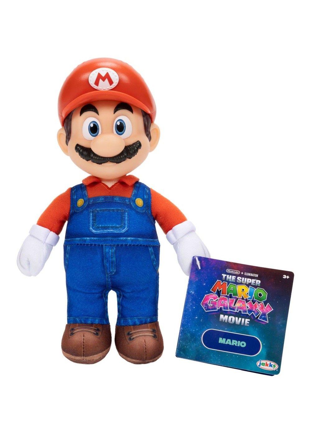 PELUCHE CON CABEZA PLASTICA 23 CM NINTENDO PELICULA - MARIO-2