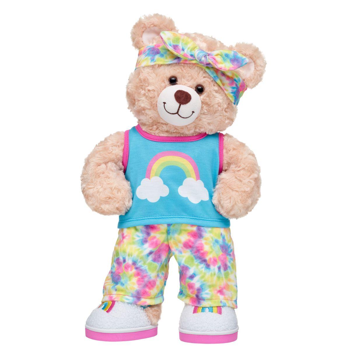 PANTUFLAS ARCOIRIS SHERPA BUILD-A-BEAR-0
