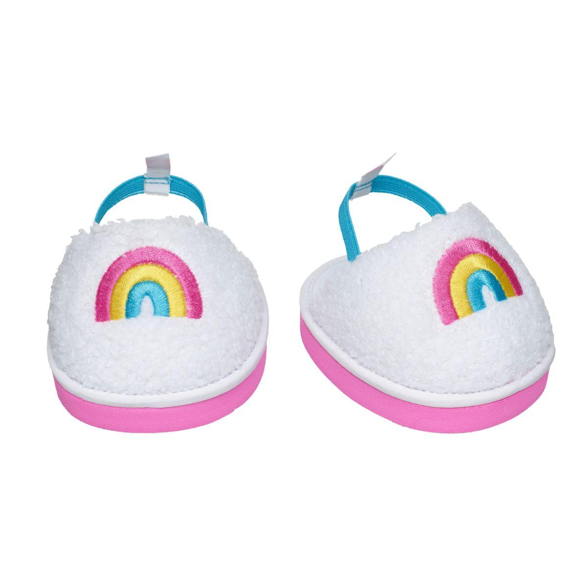PANTUFLAS ARCOIRIS SHERPA BUILD-A-BEAR-1