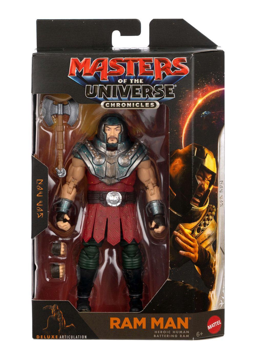 Masters of the Universe Chronicles Ram Man 16,5 cm con Hacha-0