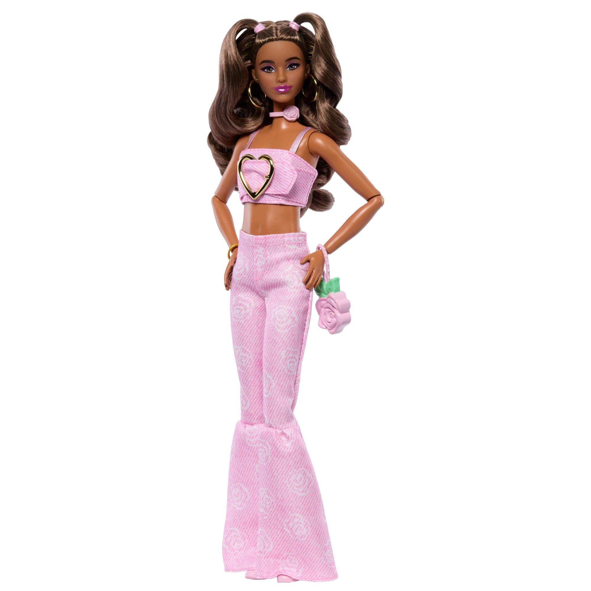 BARBIE MUÑECA DELUXE STYLE PINK STAR DRESS ASIAN-6