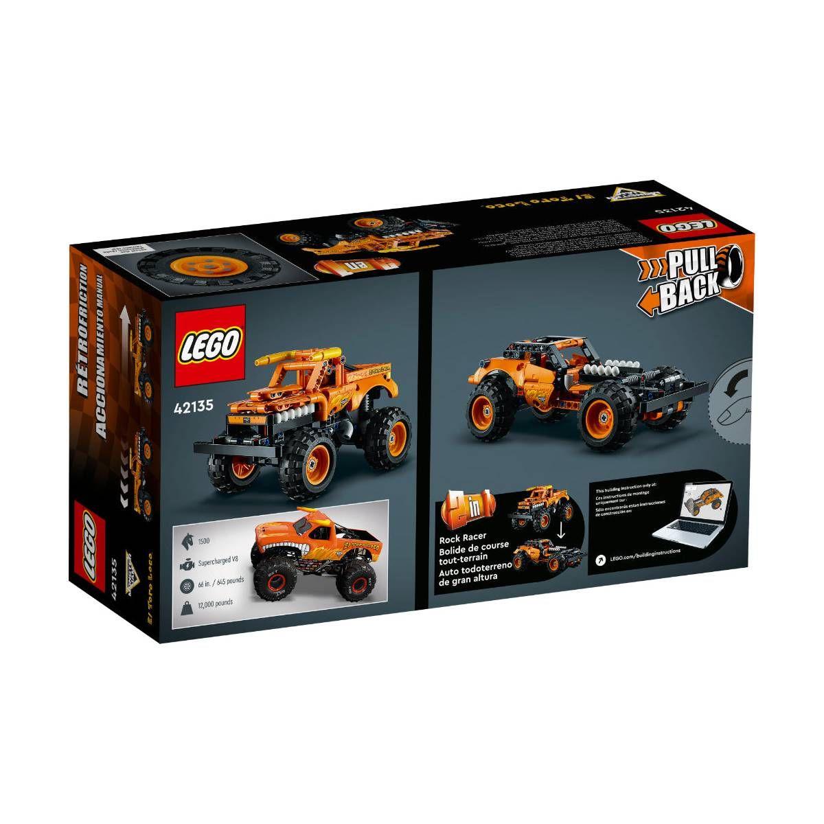 MONSTER JAM EL TORO LOCO LEGO TECHNIC-8
