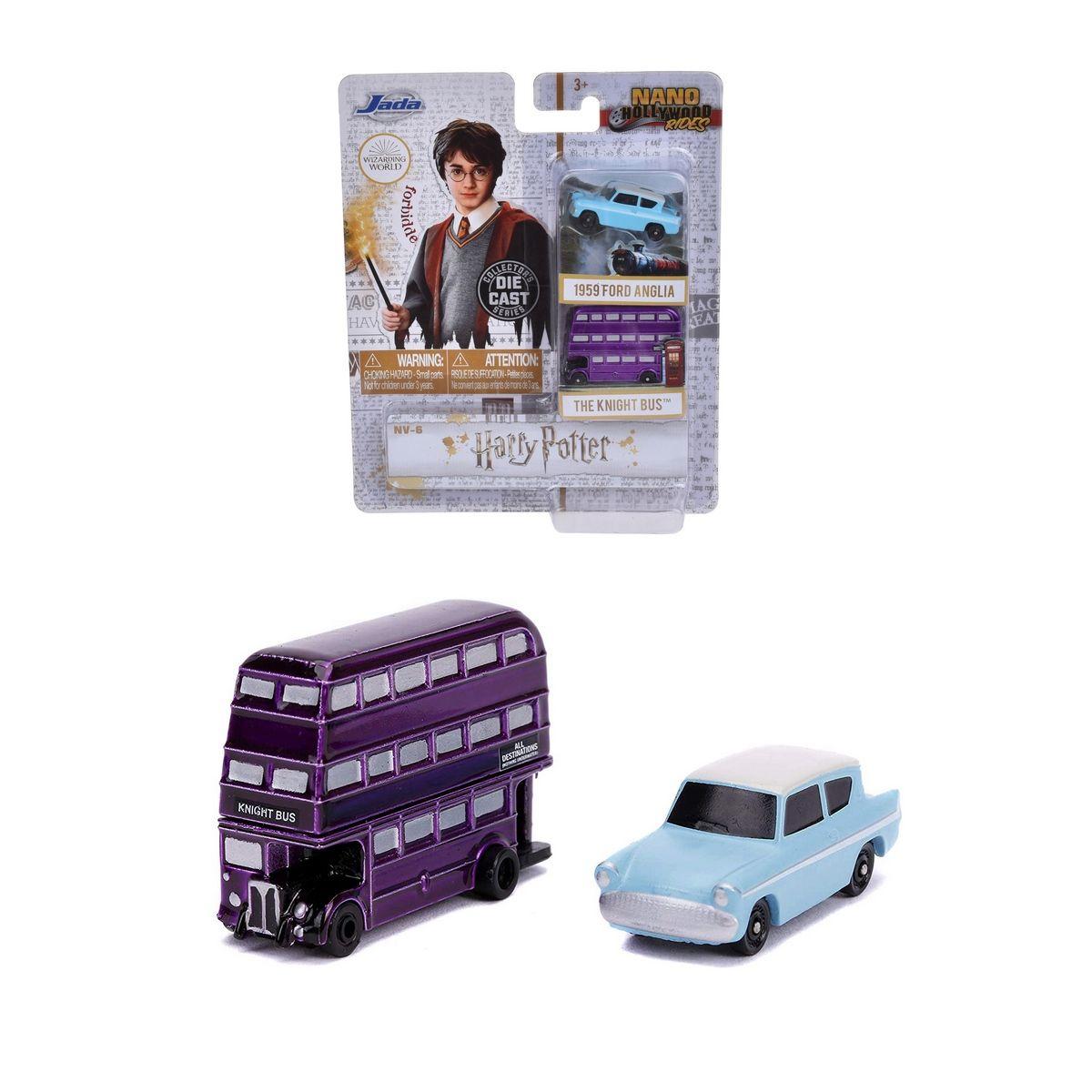 Pack 2 Mini Autos Metalicos De 4 Cms Harry Potter-1