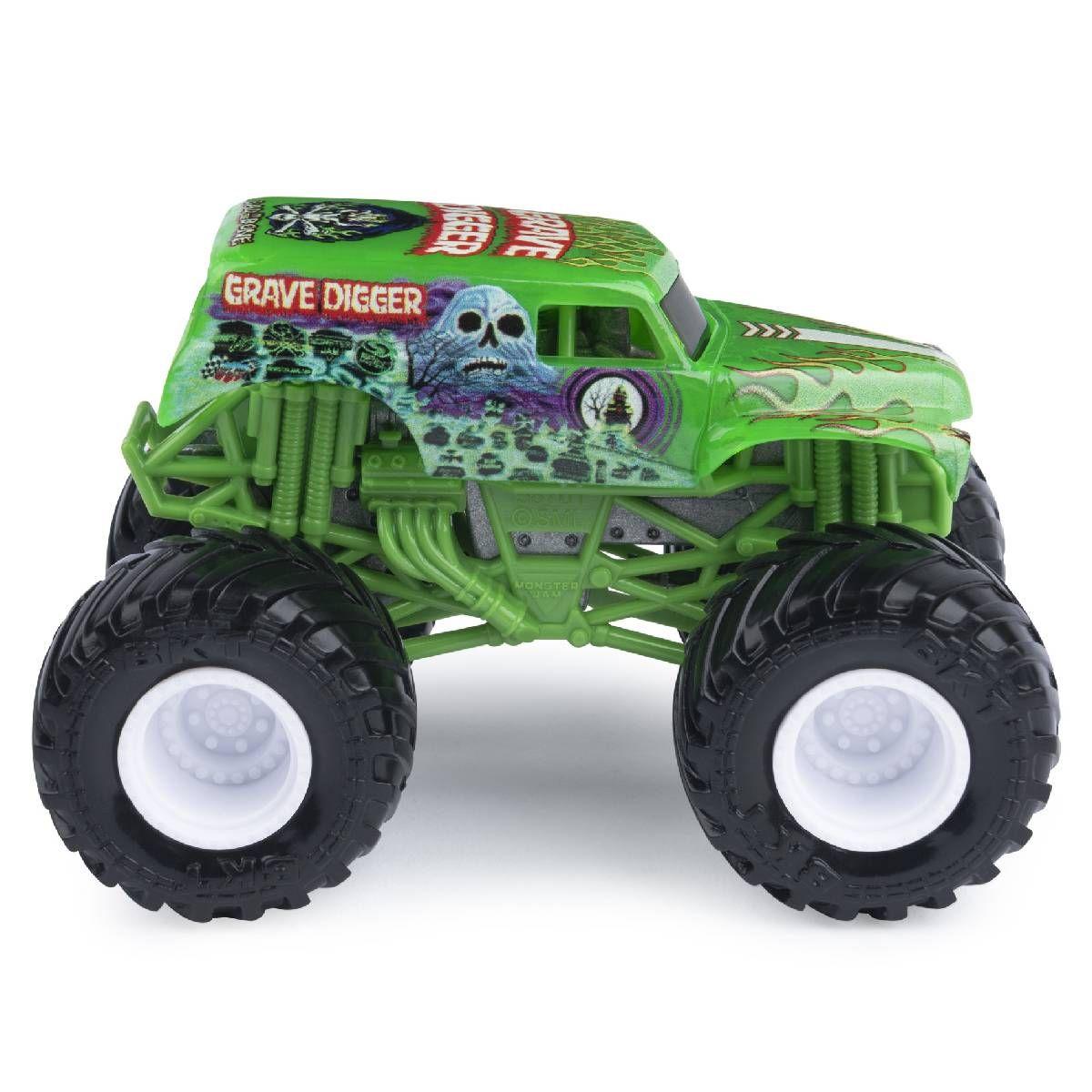 Vehículos Monster Jam 1:64 pack 2 Wreckreation Ranger Rescue-1