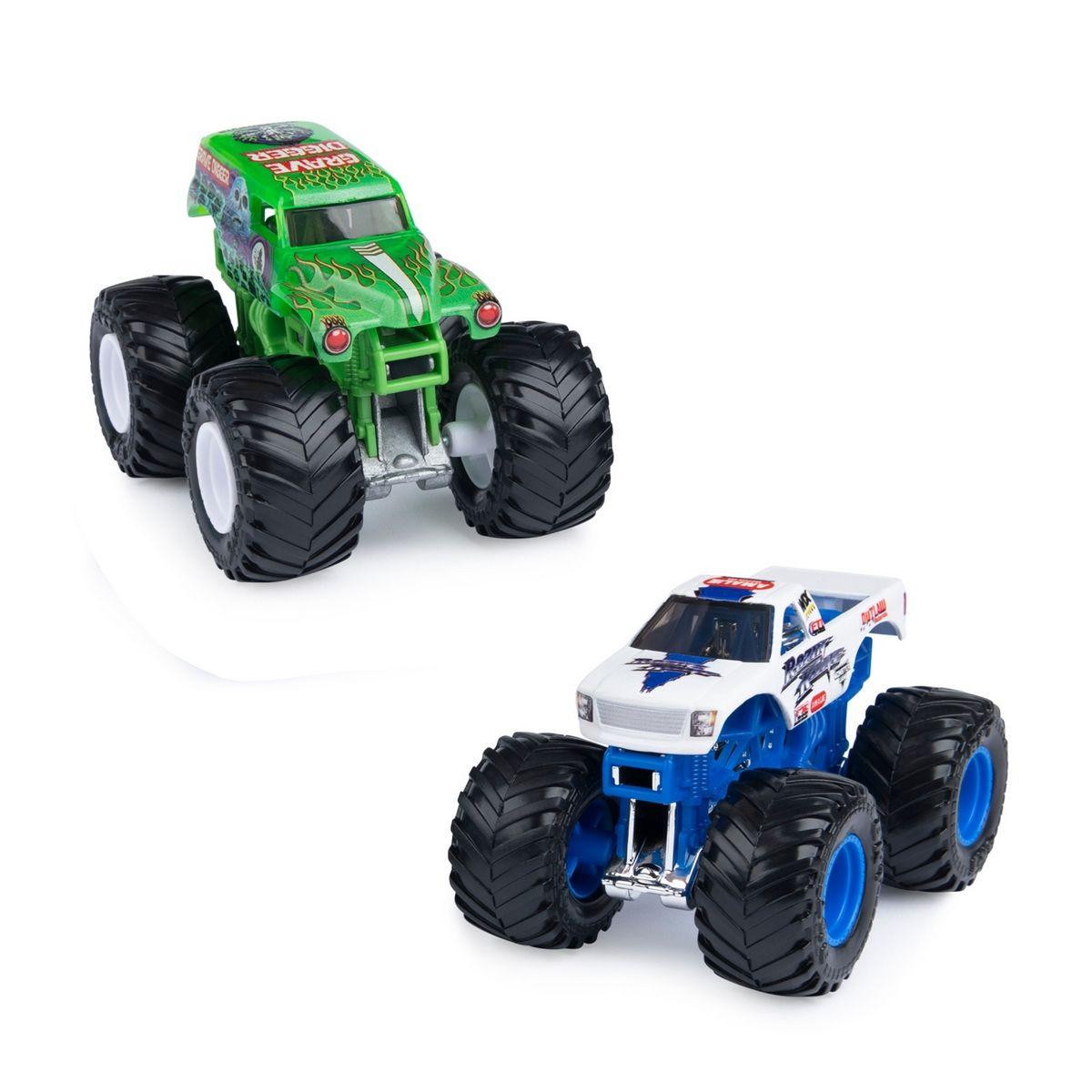 Vehículos Monster Jam 1:64 pack 2 Wreckreation Ranger Rescue-4