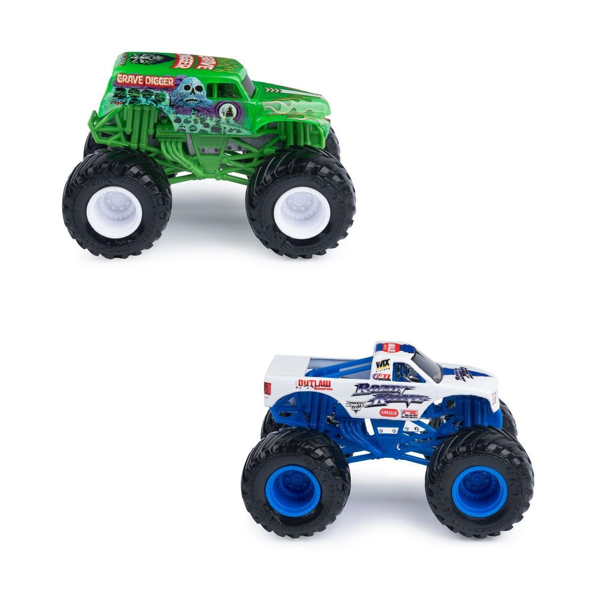 Vehículos Monster Jam 1:64 pack 2 Wreckreation Ranger Rescue-9