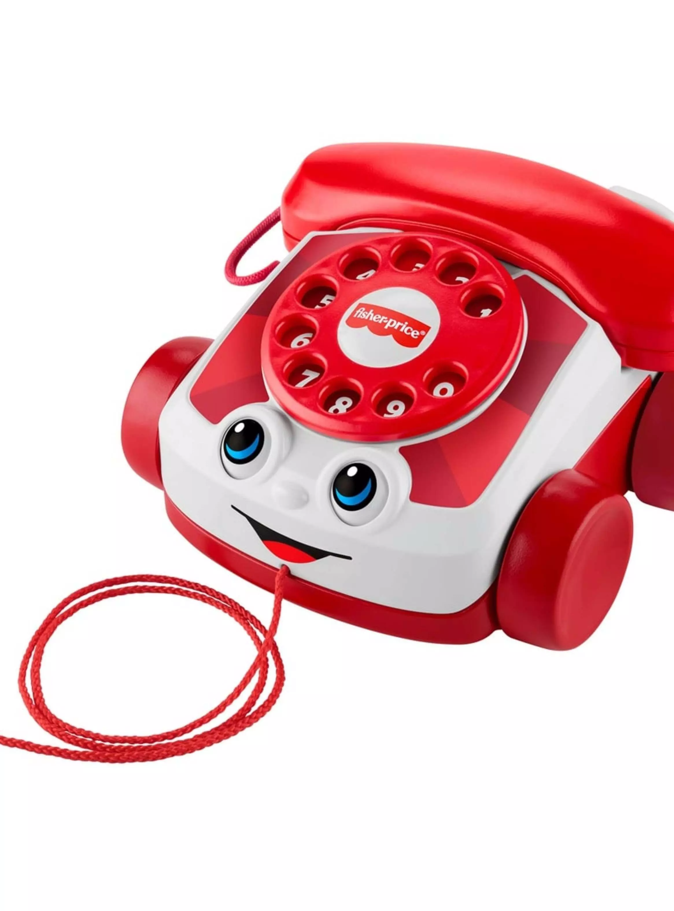 Fisher-Price Juguete Para Bebés Teléfono Parlanchín Rojo-0