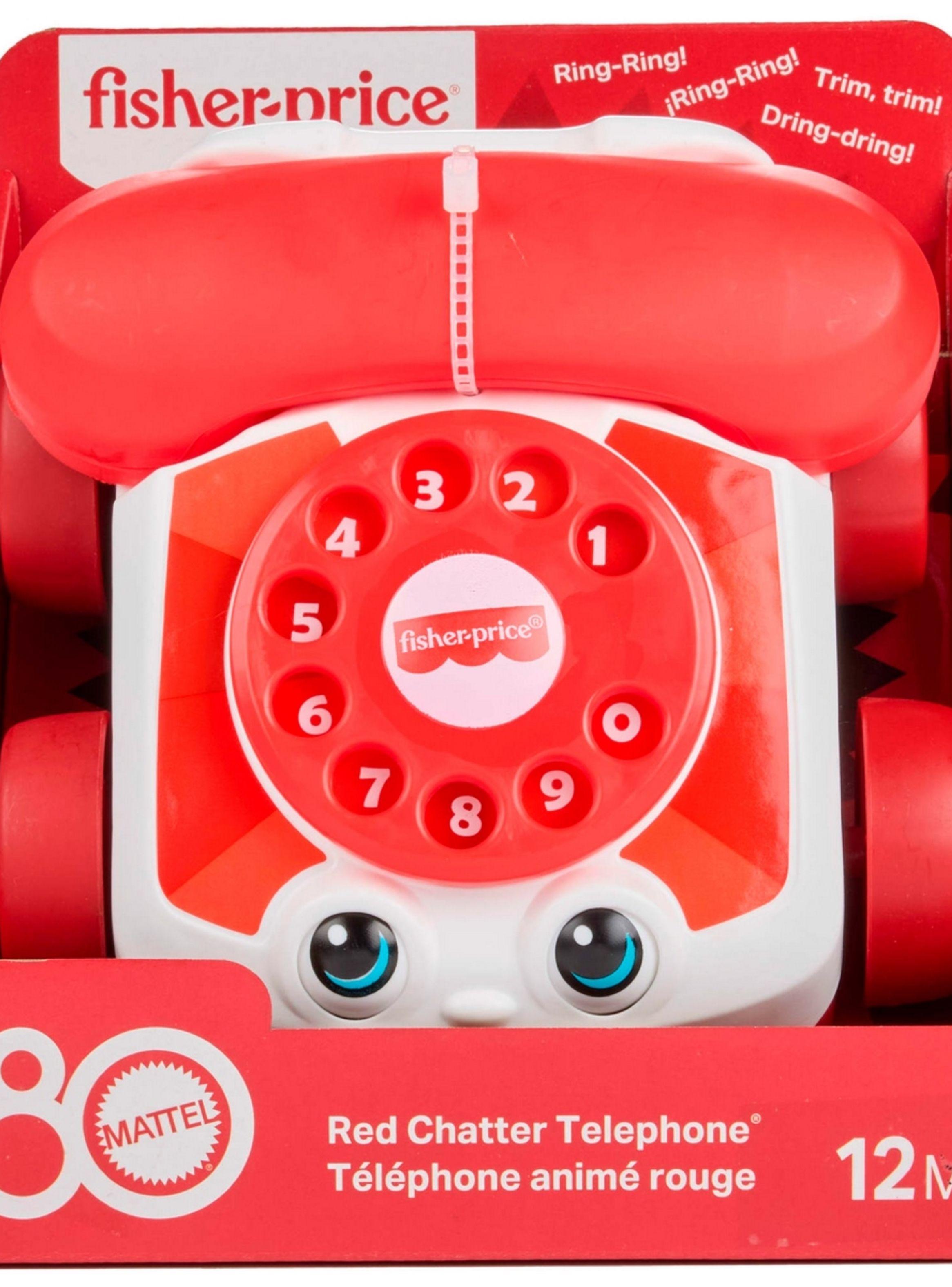Fisher-Price Juguete Para Bebés Teléfono Parlanchín Rojo-1