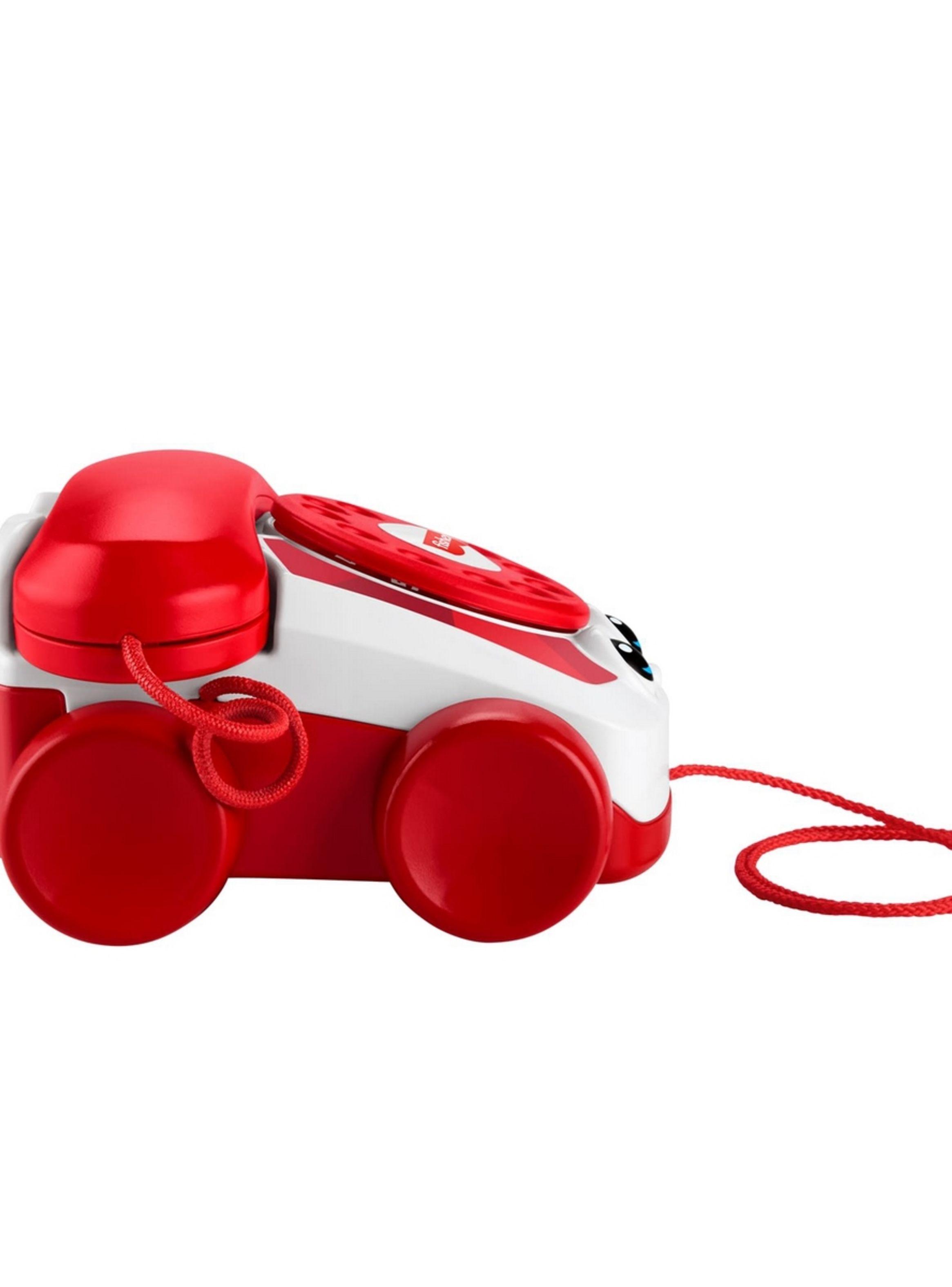Fisher-Price Juguete Para Bebés Teléfono Parlanchín Rojo-2