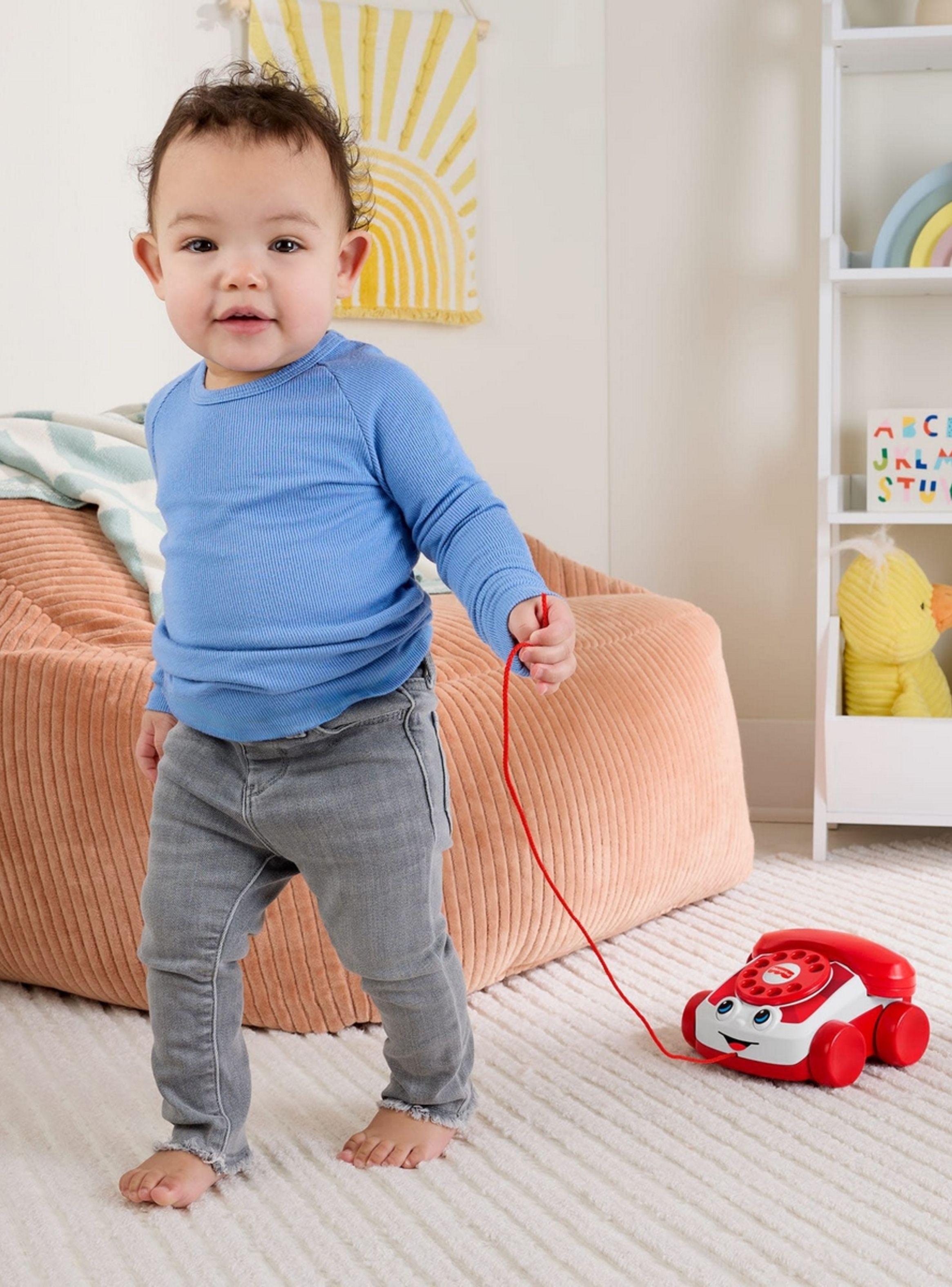 Fisher-Price Juguete Para Bebés Teléfono Parlanchín Rojo-5