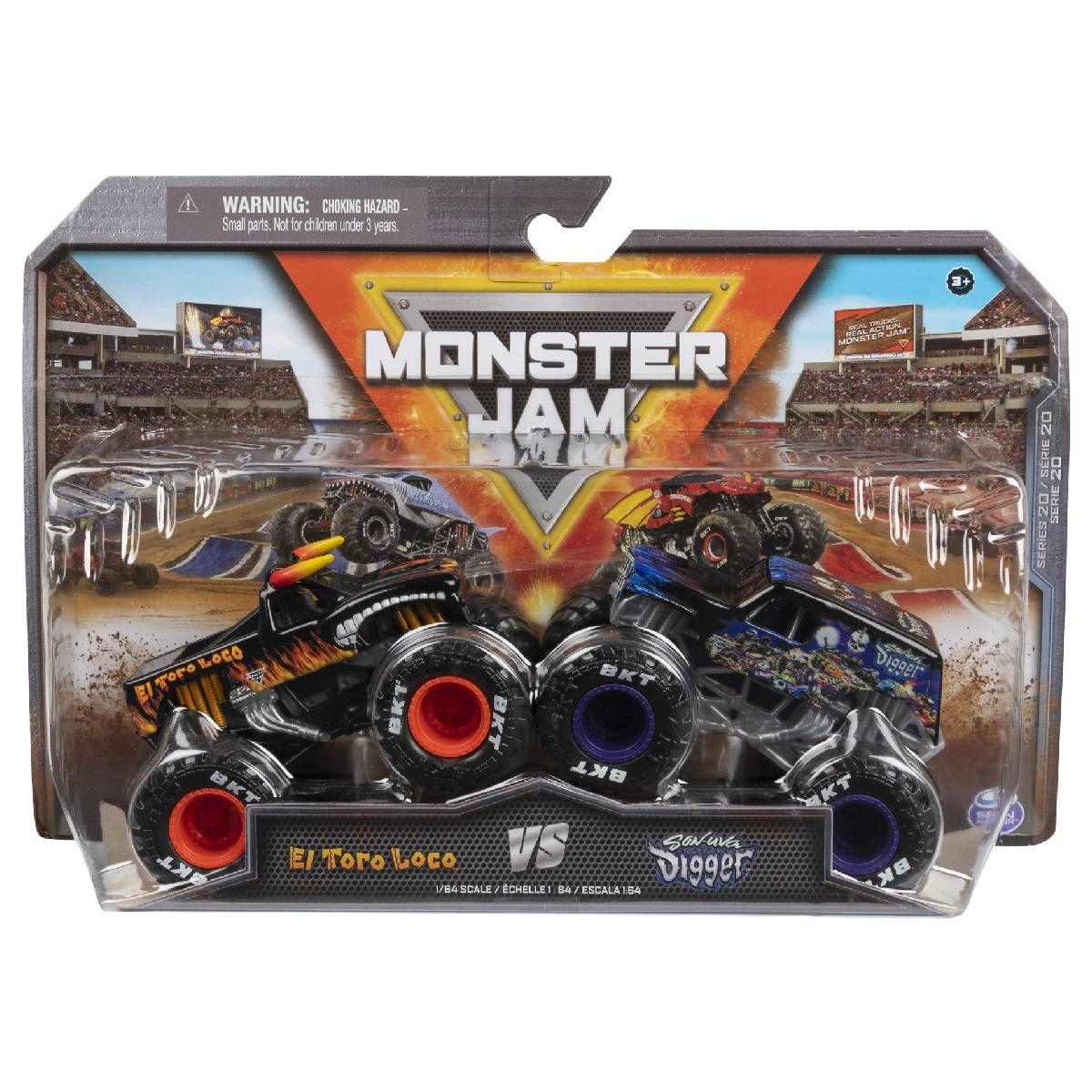 MONSTER JAM VEHICULOS - SON-UVA DIGGER V/S MOHAWK WARRIOR-4