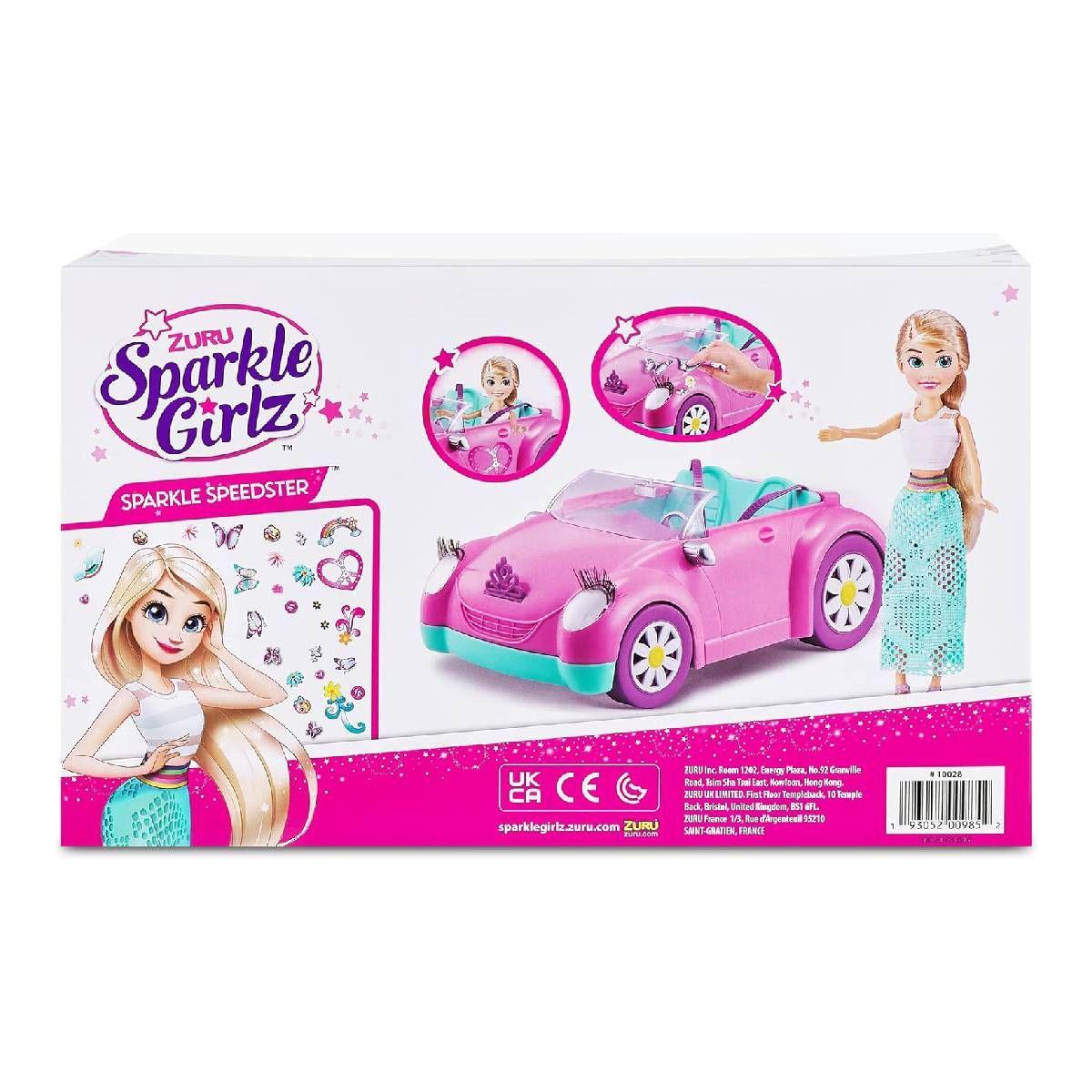 Auto Convertible Con Muñeca De 27 Cms Sparkle Girlz-7