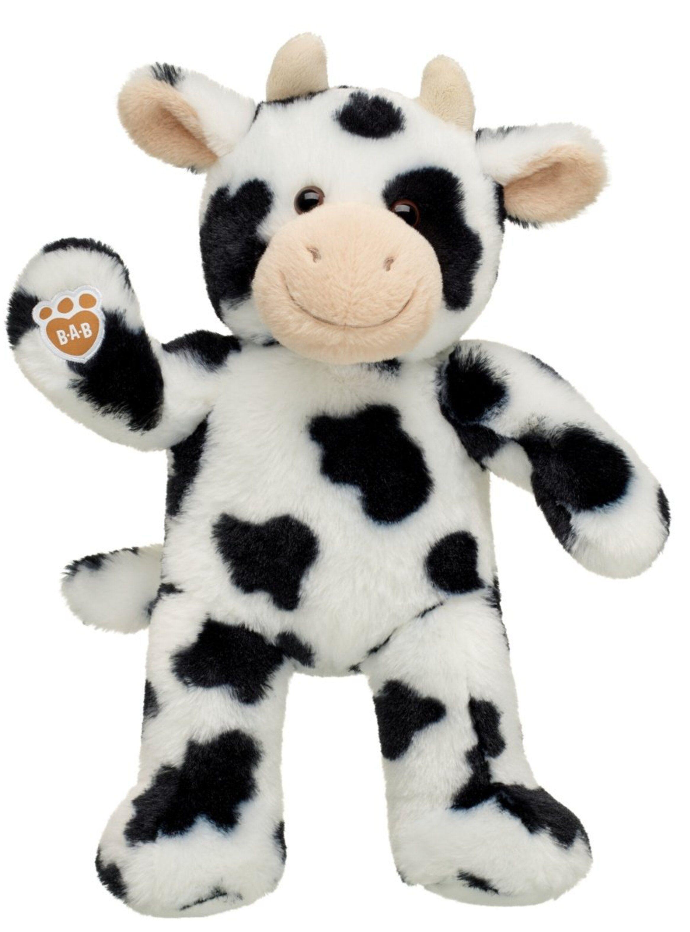 Peluche Vaca Blanca Build-A-Bear-2