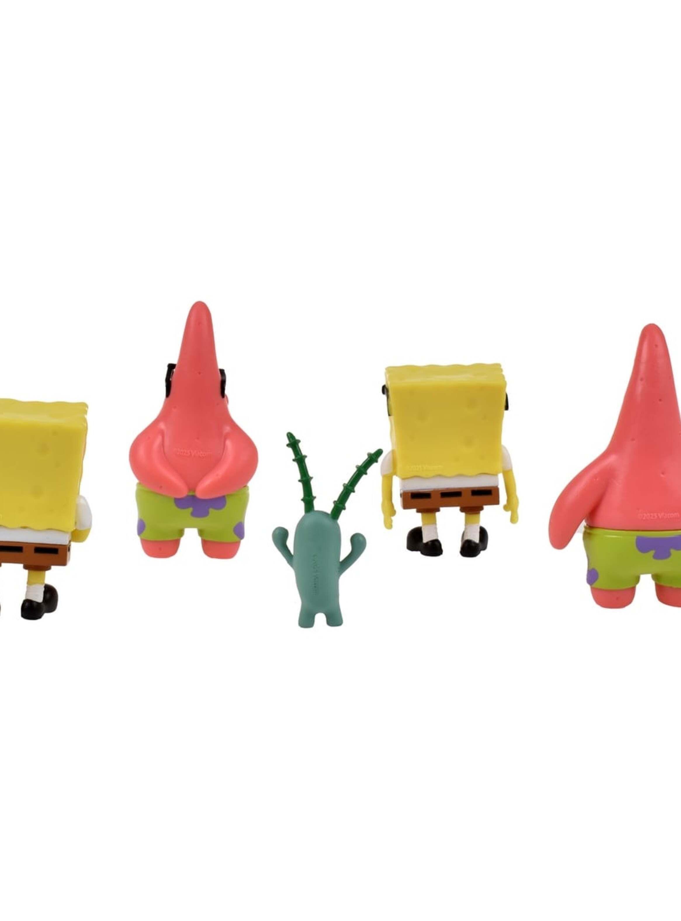 Pack 5 Figuras 5 Cm En Blister Bob Esponja - Plankton-4