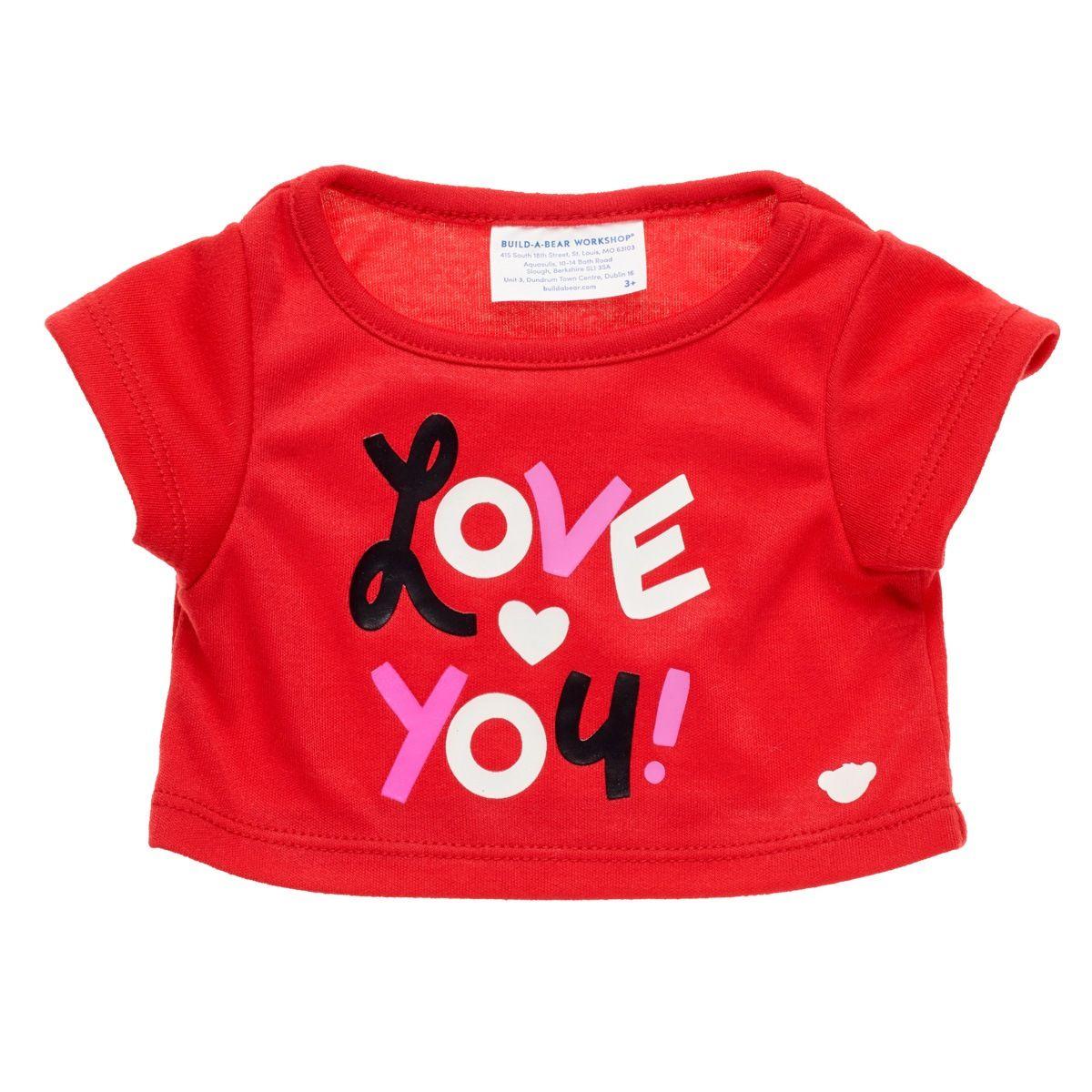POLERA CON LETRAS NEGRAS LOVE YOU BUILD-A-BEAR-4