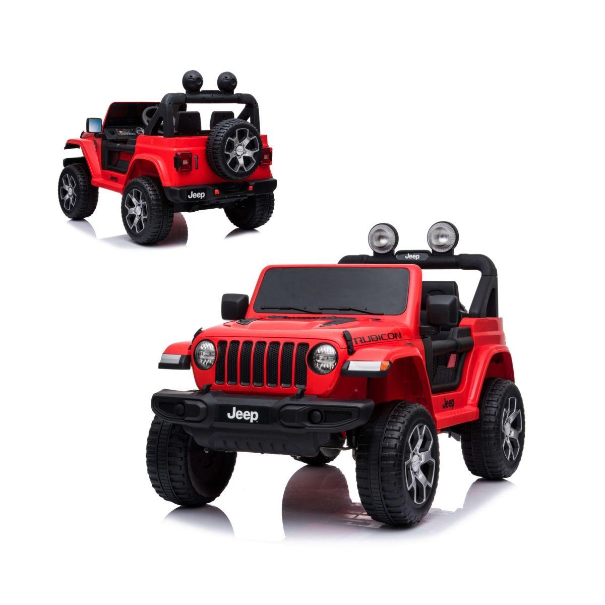 Jeep A Bateria para niños Wrangler Rubicon Rojo-0