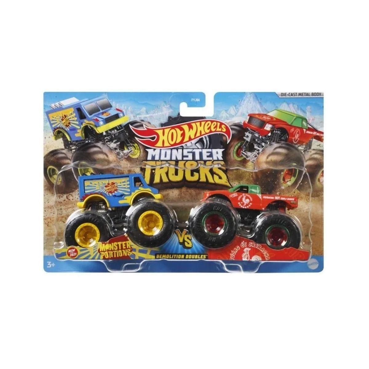 Hot Wheels Monster Trucks Monster Portions Vs Tuong Ot Sriracha-0