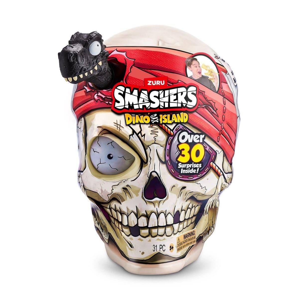 CALAVERA GIGANTE SMASHERS DINO ISLAND ZURU - NEGRO-1