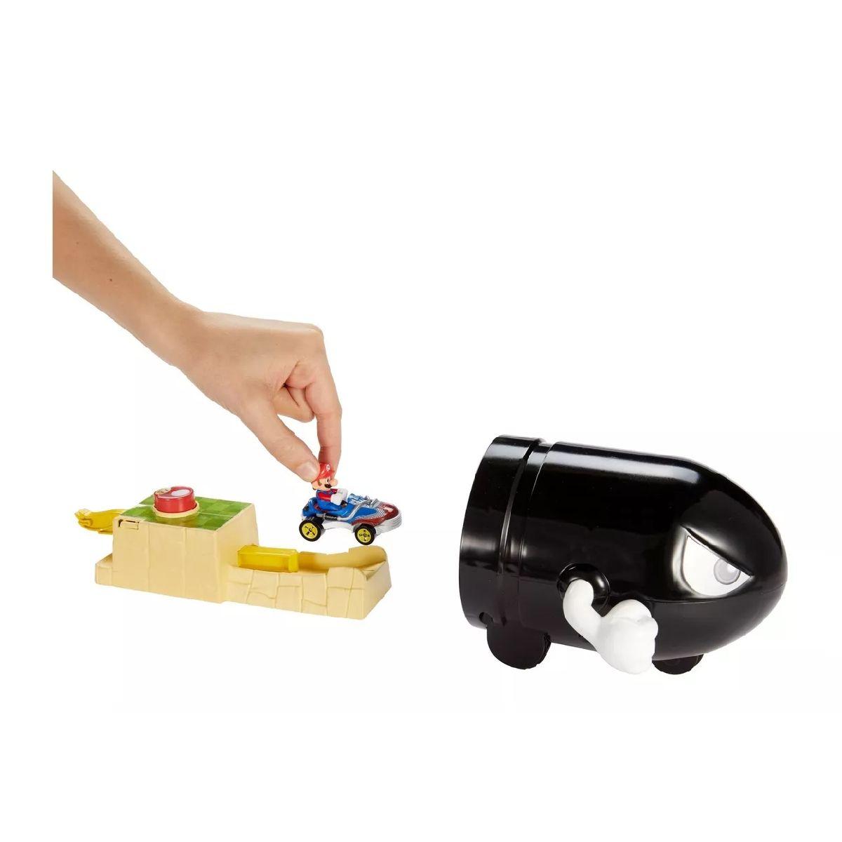 Hot Wheels Mario Kart Lanzador Bullet Bill-2