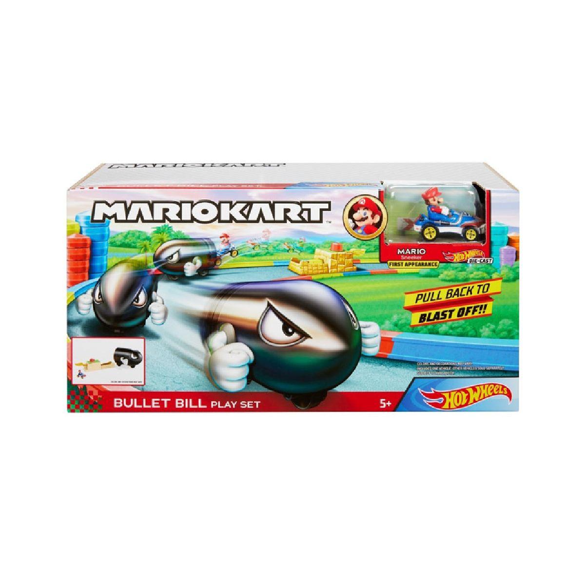 Hot Wheels Mario Kart Lanzador Bullet Bill-7