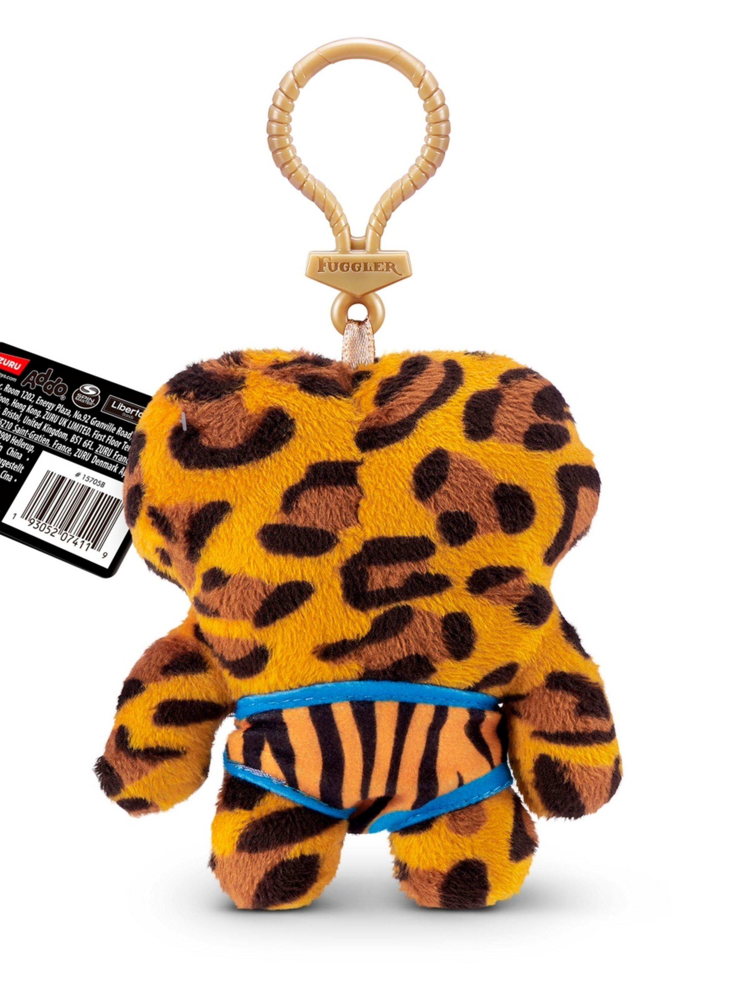 Peluche llavero FUGGLERS leopardo 13 cm travieso-2
