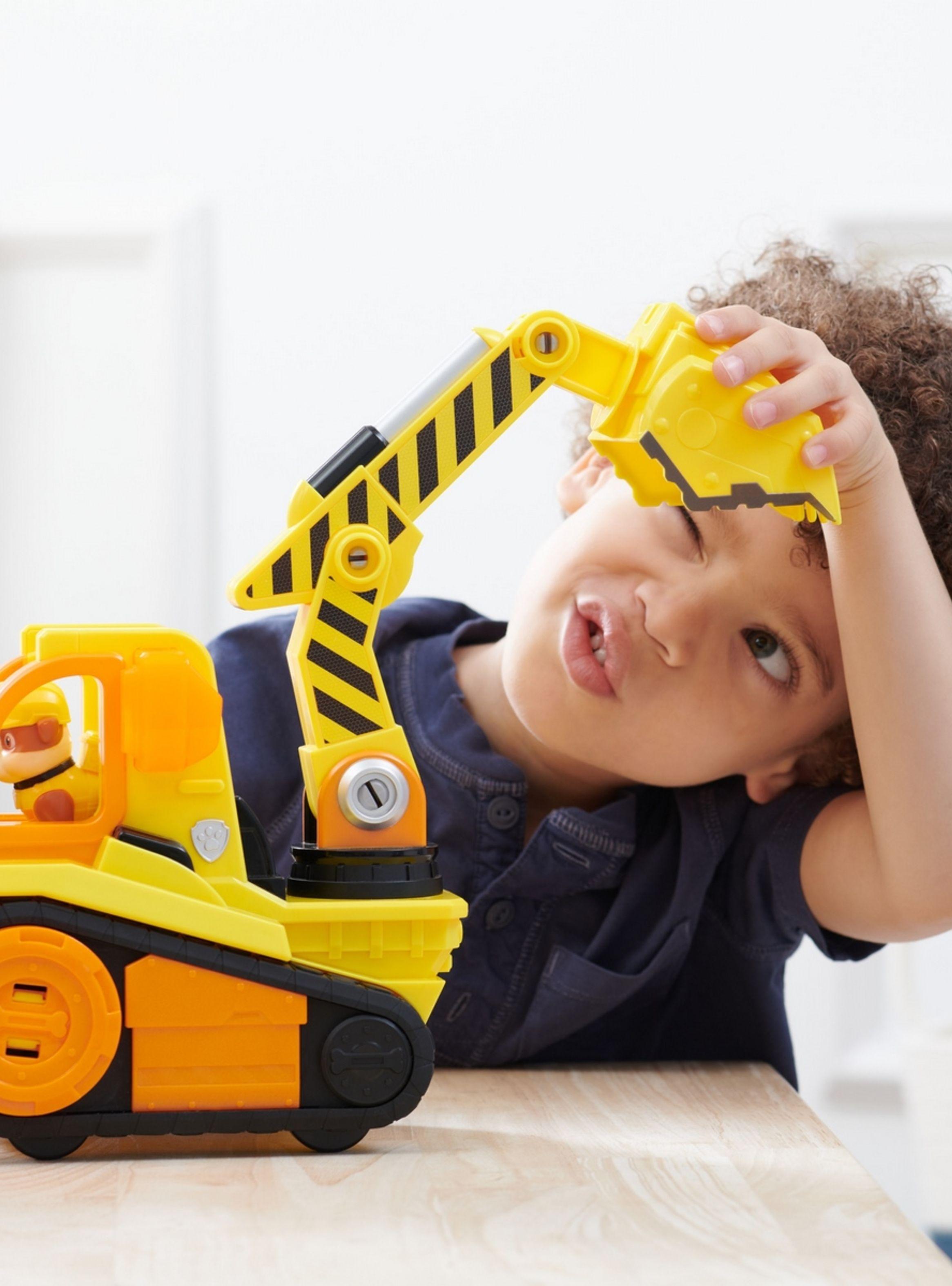 Paw patrol vehículo rubble con luz y sonido-4