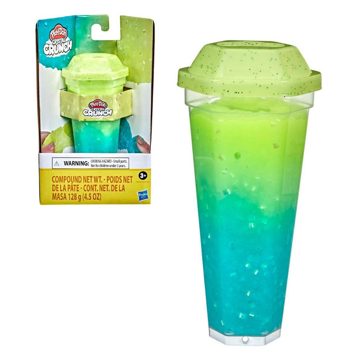 Play-Doh Mundo De Texturas Crystal Crunch - Celeste-Amarillo-0