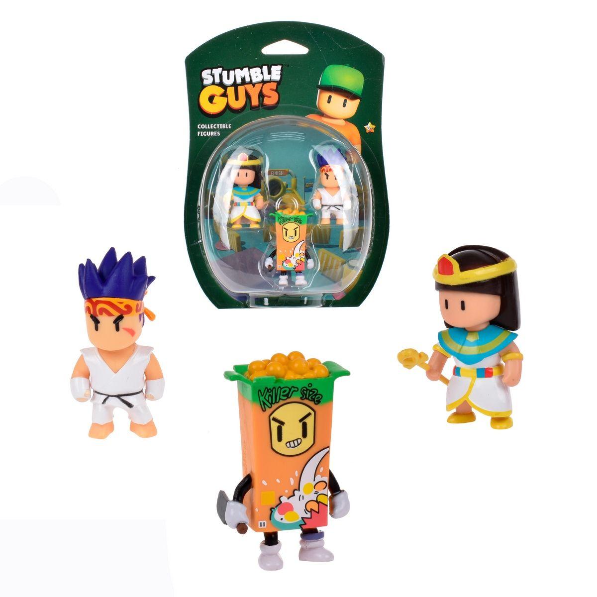 PACK 3 FIGURAS 5 CMS STUMBLE GUYS - CEREAL KILLER-0
