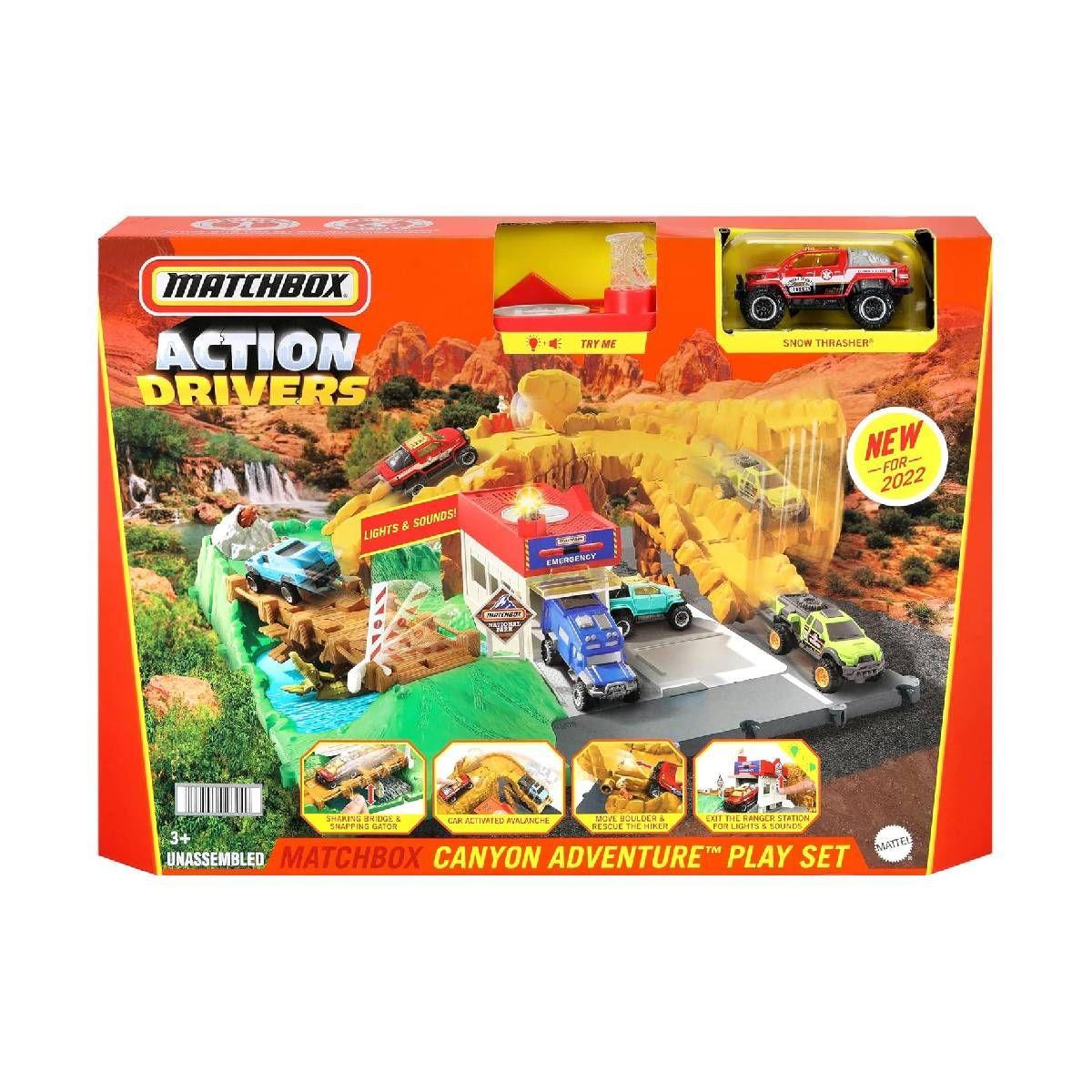 Matchbox Conductores De Accion Mattel - Canyon Adventure-6