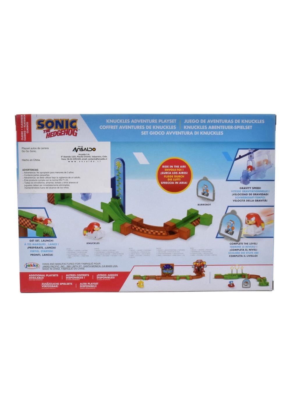 Playset Autos De Carrera Go Go Sonic -knuckles-3