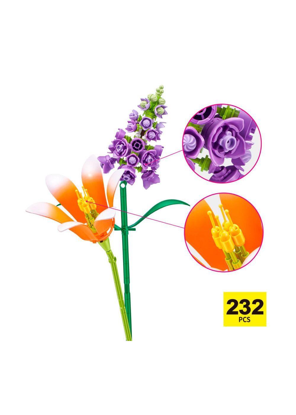 SET BLOQUES FLORES MAX - CON DIFERENTES MODELOS DE PIEZAS - LILY Y SNAPDRAGON-5