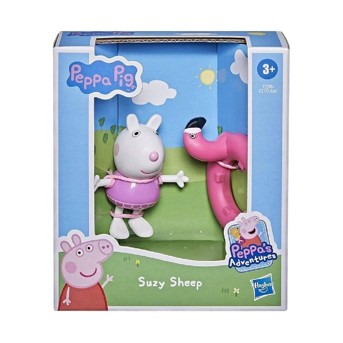 Figura Peppa Pig Amigos Divertidos - Suzy Sheep-2