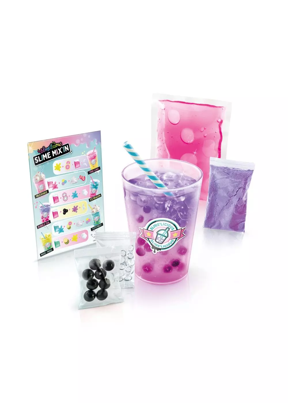 Vaso Smoothie Para Preparar Slime - Rosado-2