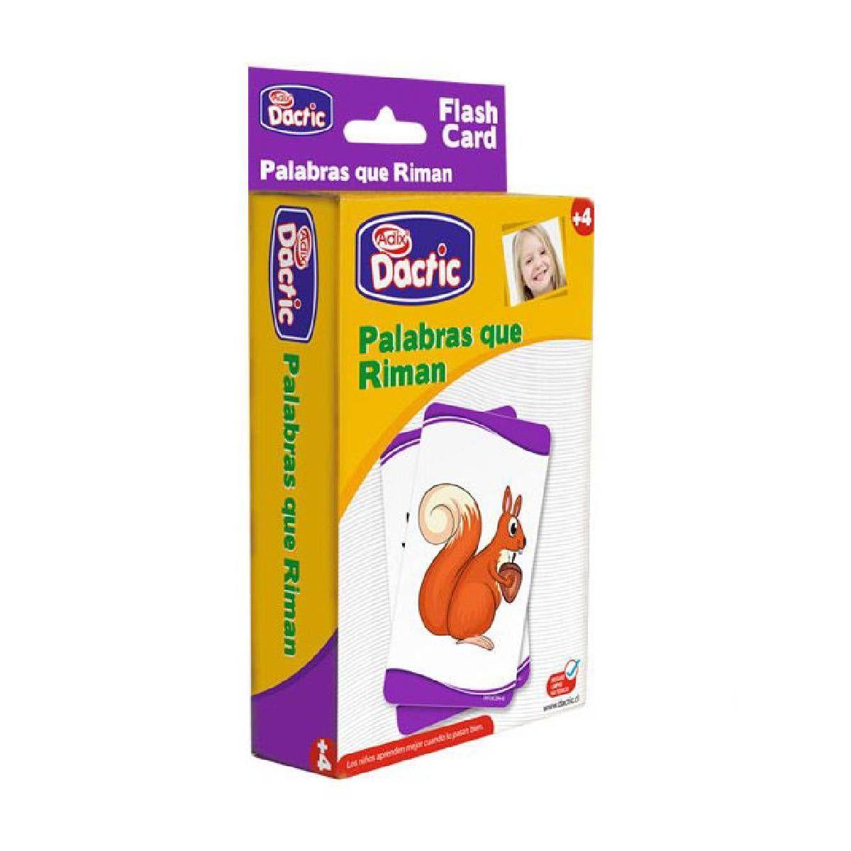 Juego didáctico DACTIC láminas palabras que riman 56 piezas-2