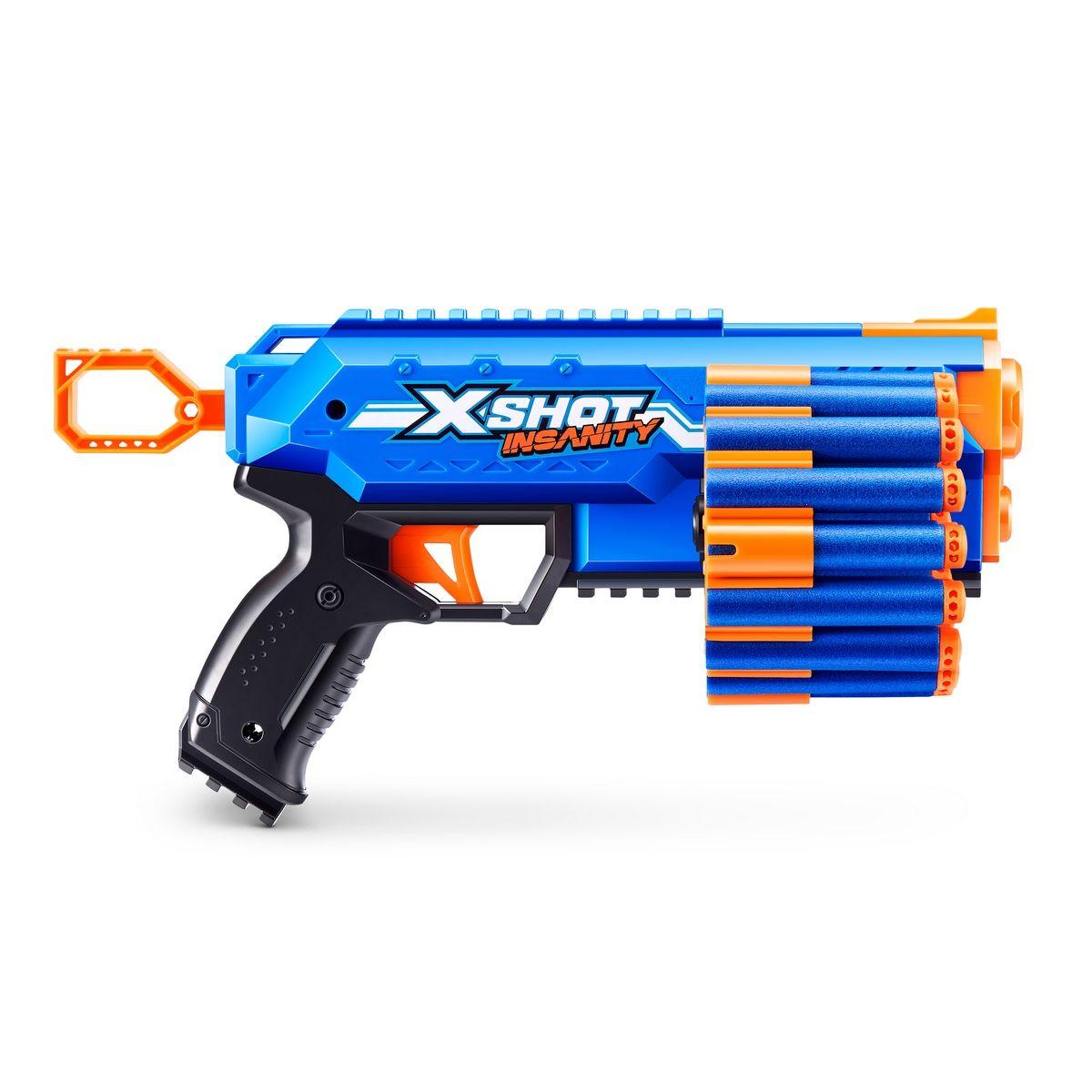 LANZA DARDOS INSANITY MANIC CON 24 DARDOS X-SHOT-4