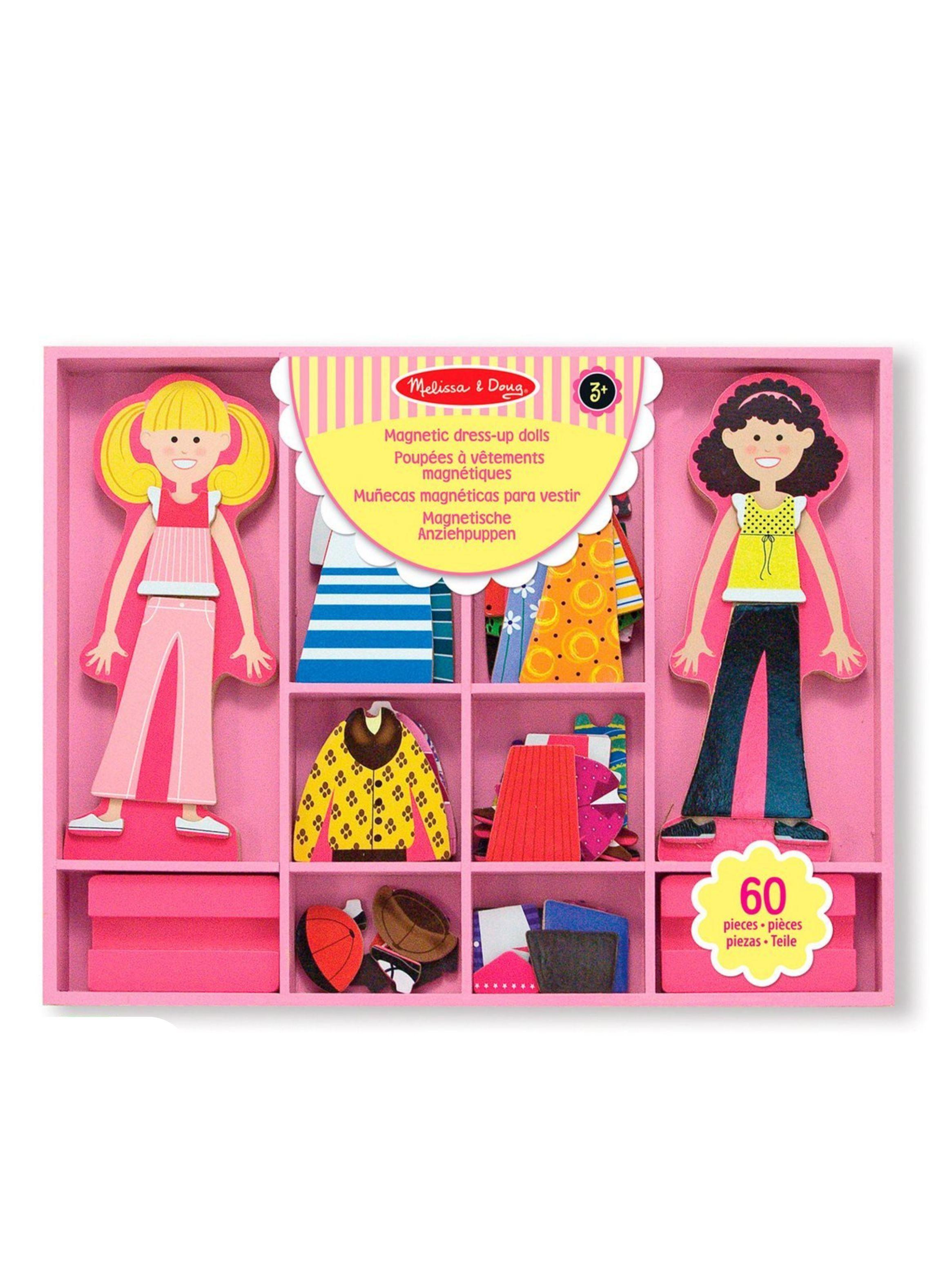 Muñecas magnéticas Melissa and Doug 60 piezas didácticas-0