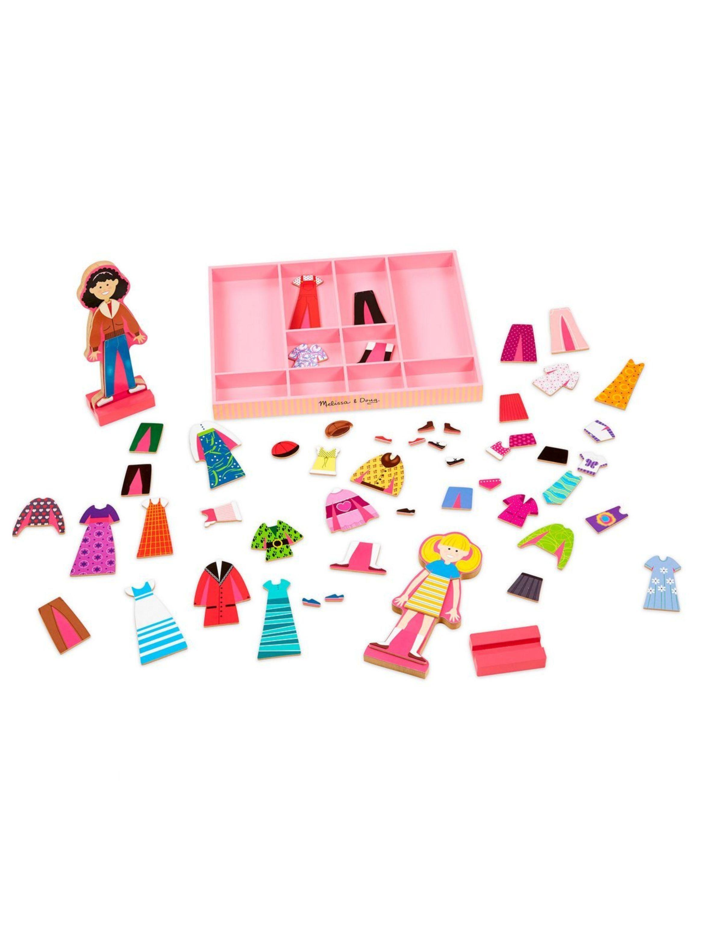Muñecas magnéticas Melissa and Doug 60 piezas didácticas-1
