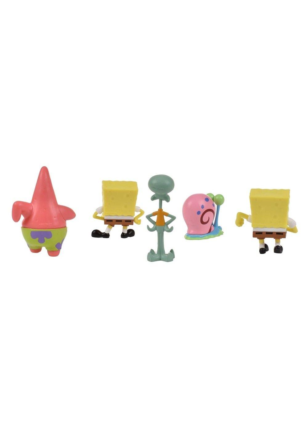 Pack 5 Figuras 5 Cm En Blister Bob Esponja - Calamardo-3