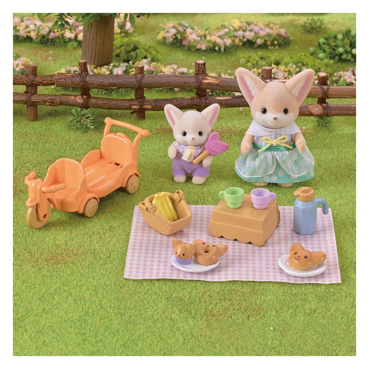 HERMANO ZORRO Y BEBE SET DE PICNIC SYLVANIAN FAMILIES-2
